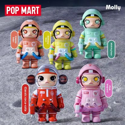 POP MART Mega Space Molly 100% Anniversary 2-in-1 PVC Toy 2 Blind Box Gifts Frozen Cinnamoroll Animals Resin Mystery Random single box