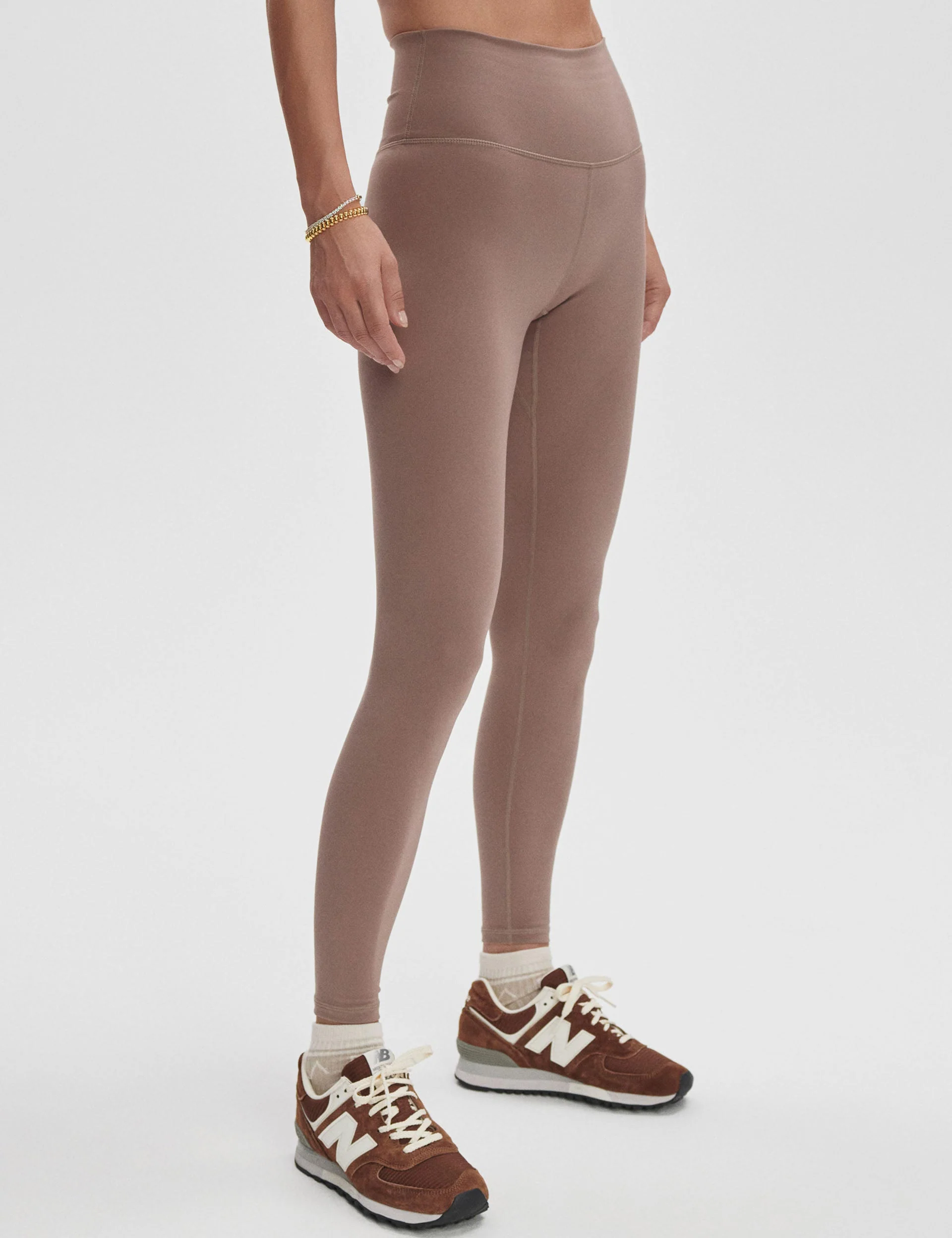 FreeSoft High Waisted Legging 27 - Deep Taupe