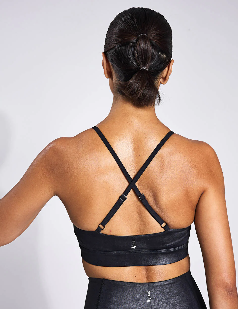 Limit High-Shine Sports Bra - Animal Black
