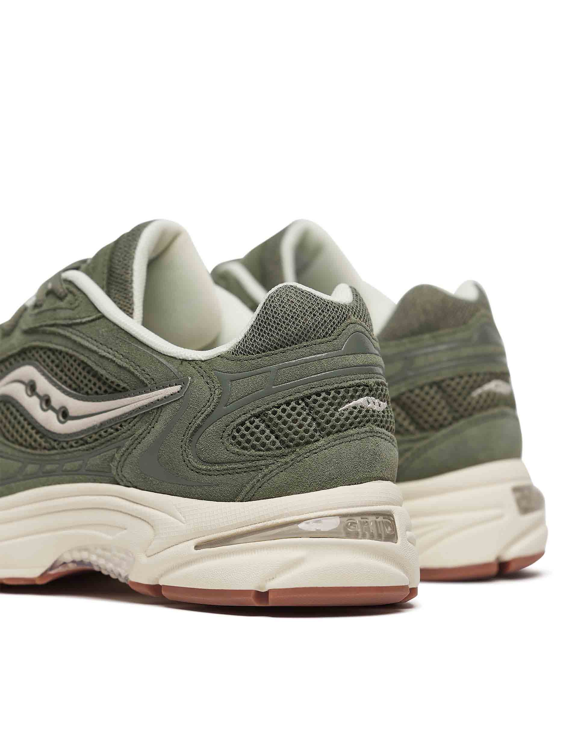 Grid Jazz 9 - Olive/Off White