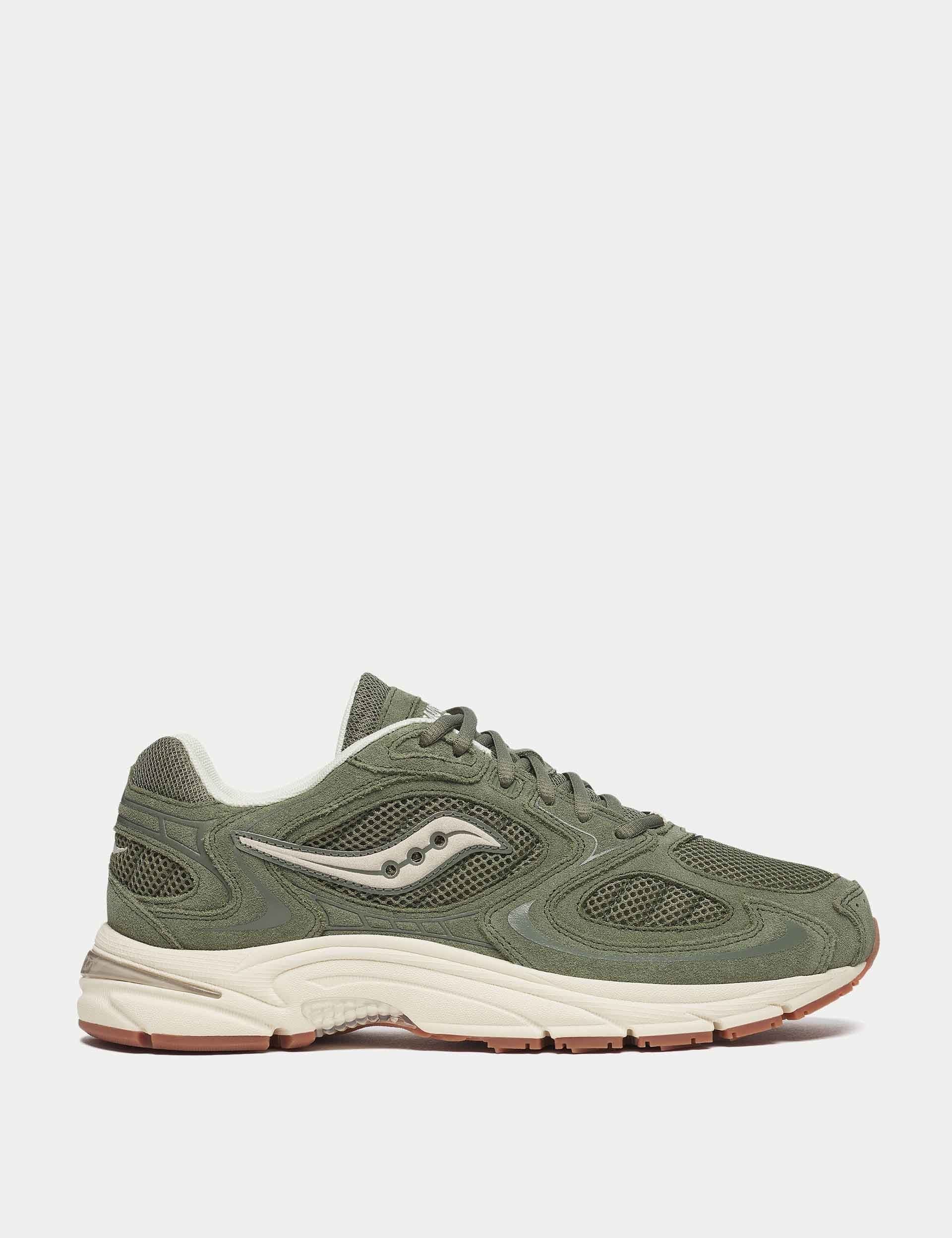 Grid Jazz 9 - Olive/Off White