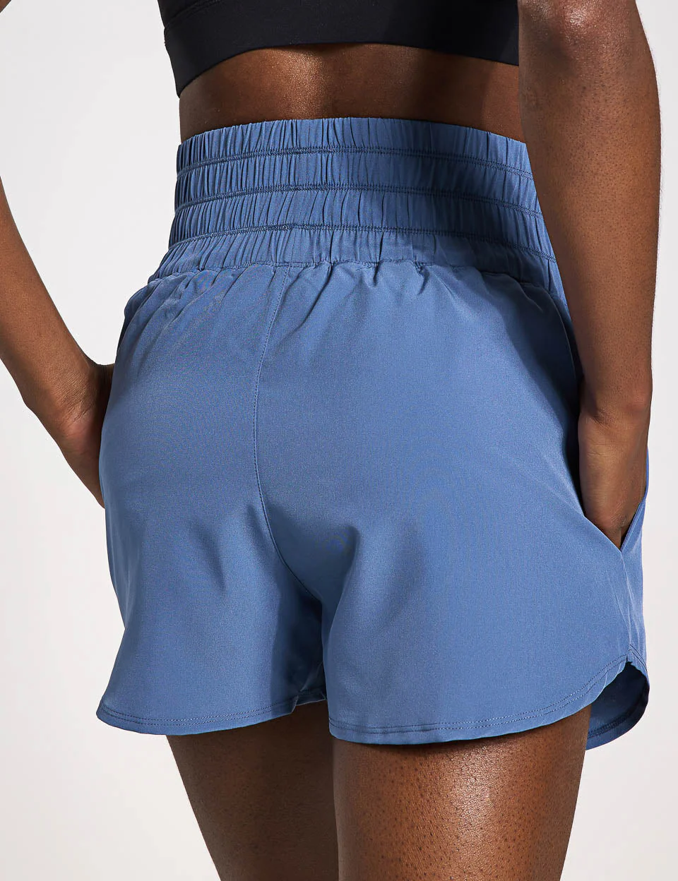 Bronte Running Short - Dusty Blue