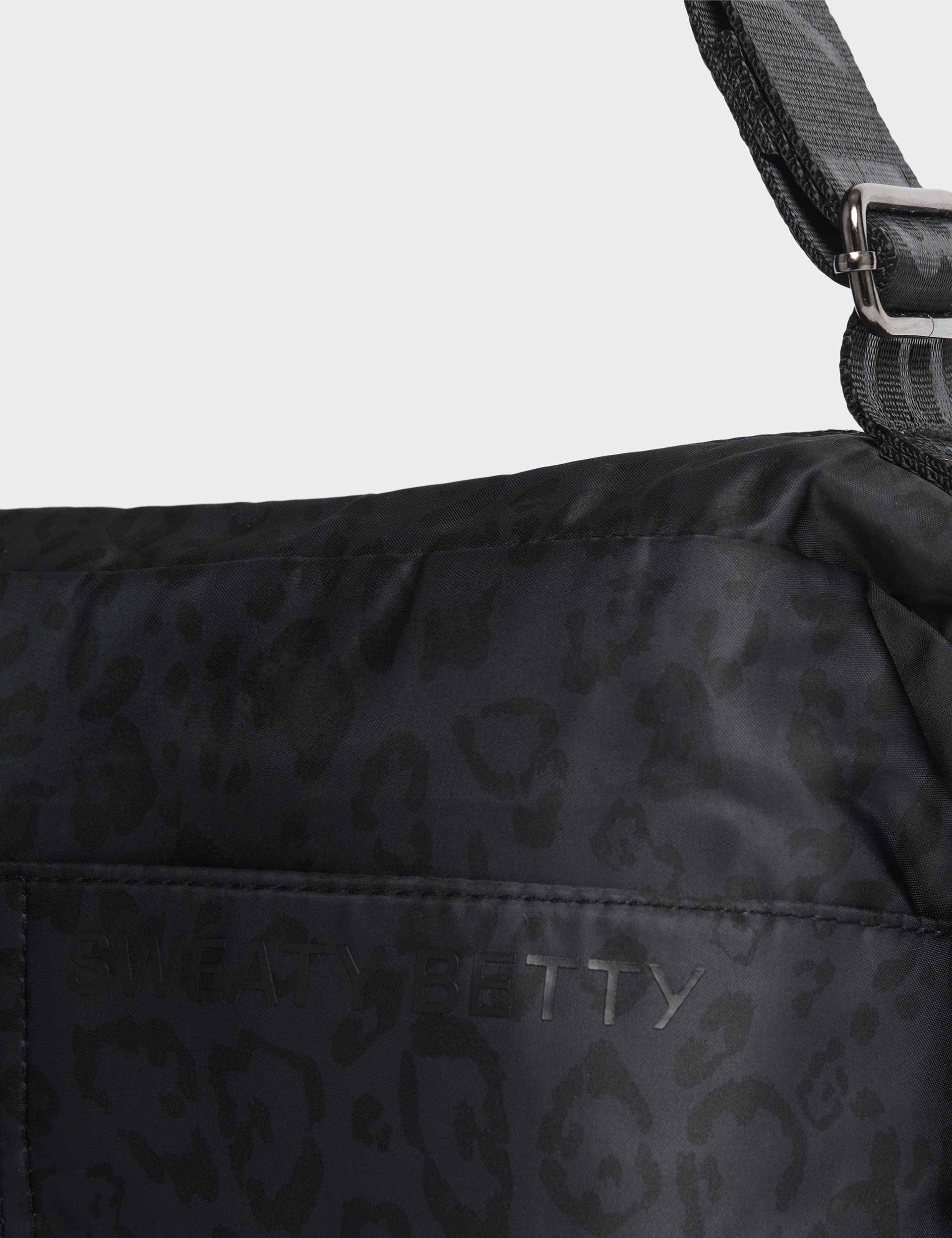 Strive Crossbody - Black Luxe Leopard Print