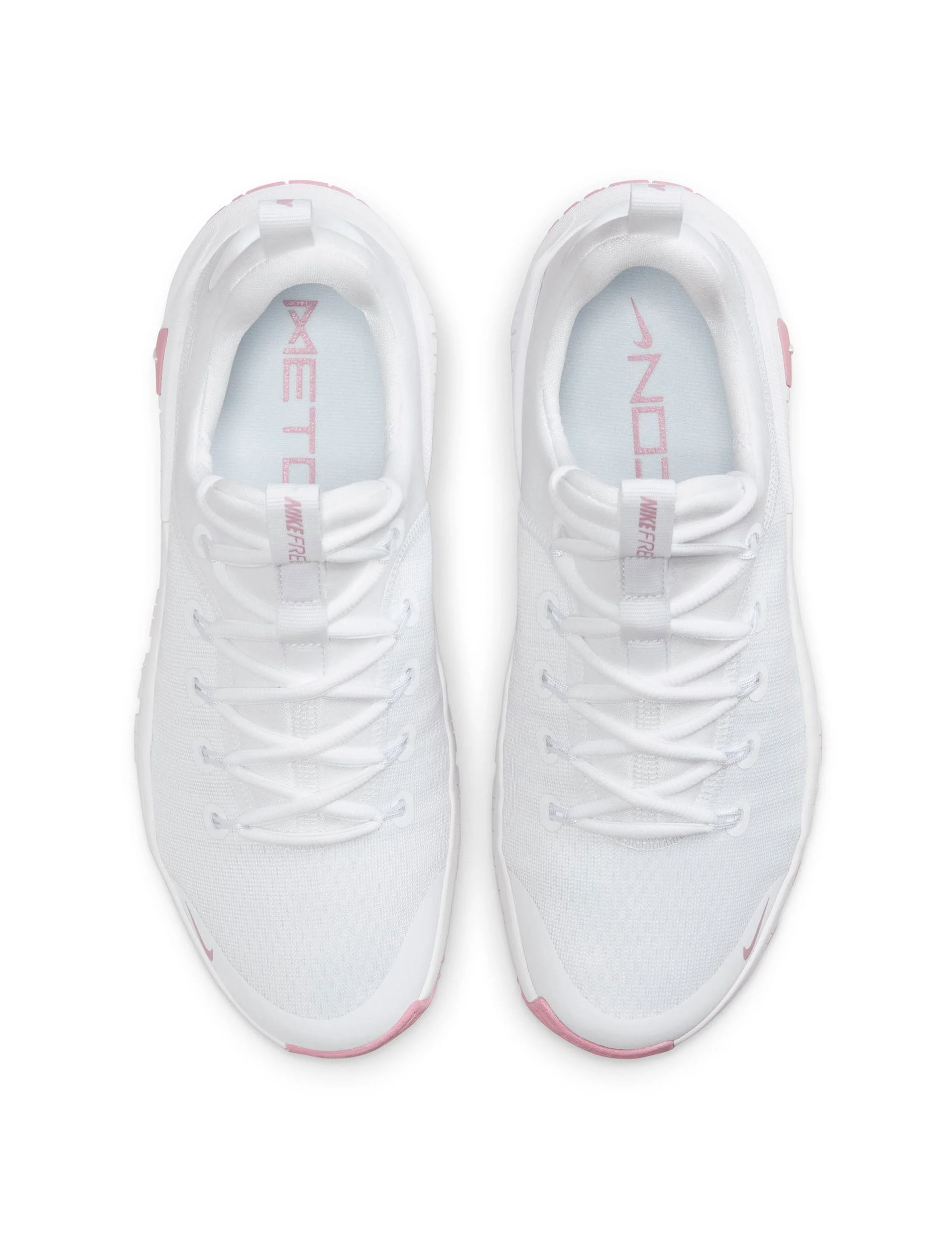 Free Metcon 6 Shoes - White/Elemental Pink