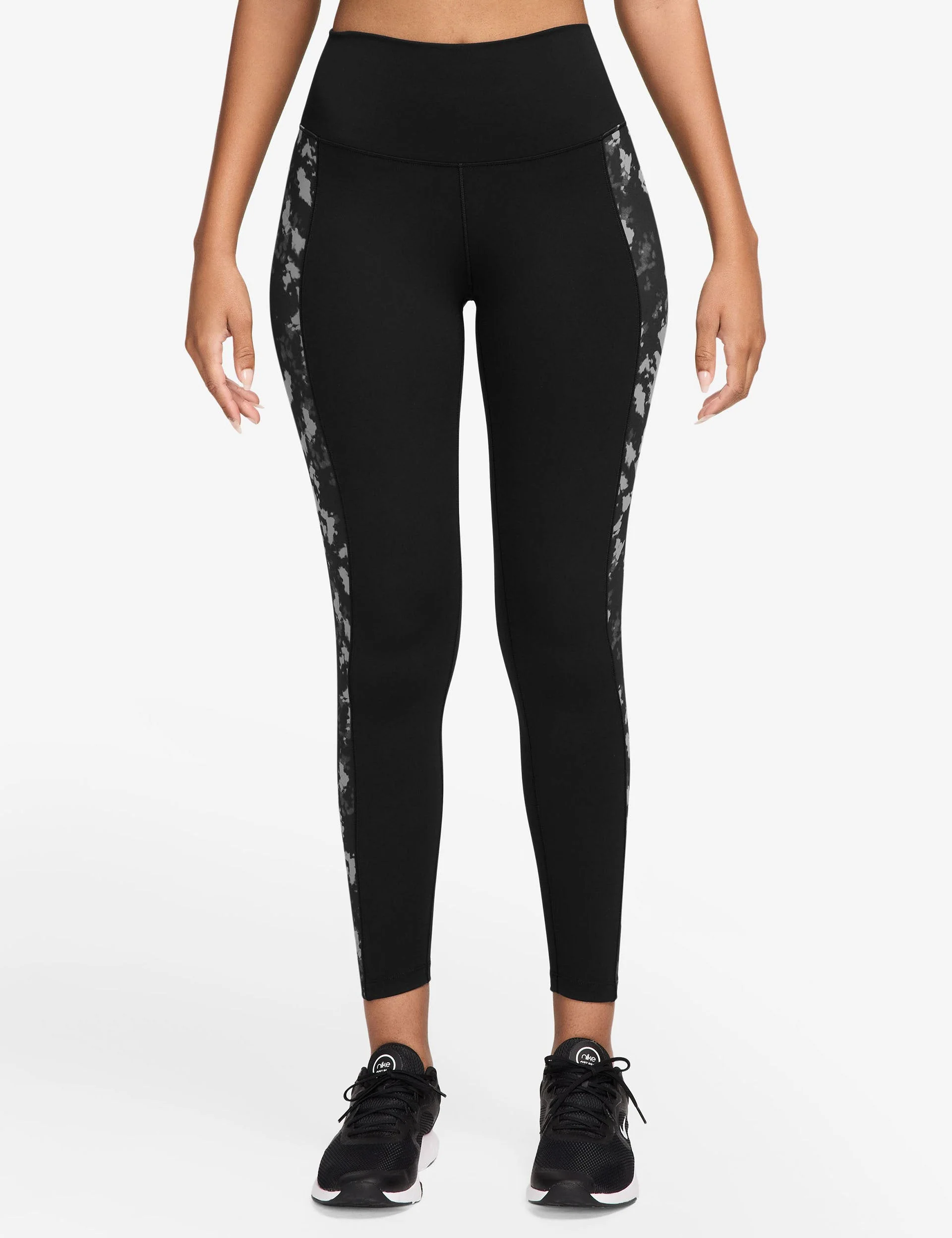 W Nk One Df Hr 7/8 Tight AopBLACK/BLACK/BLACK