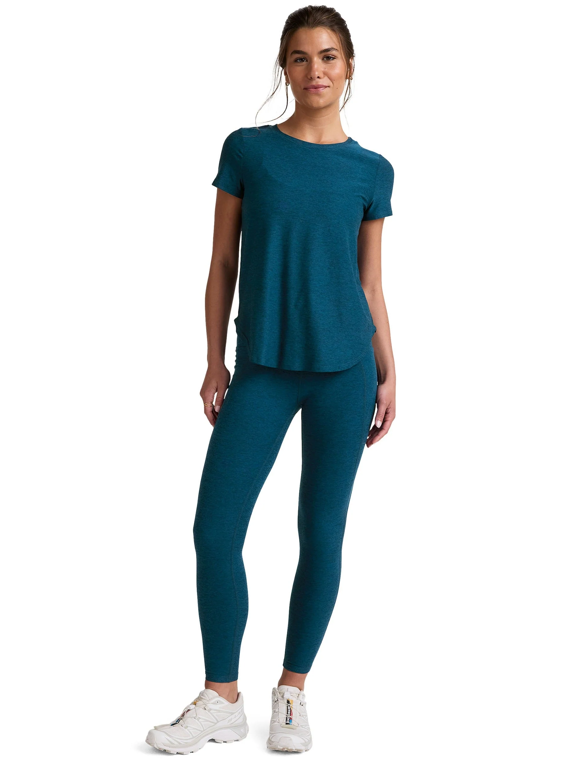 Featherweight On the Down Low Tee - Blue Gem Heather