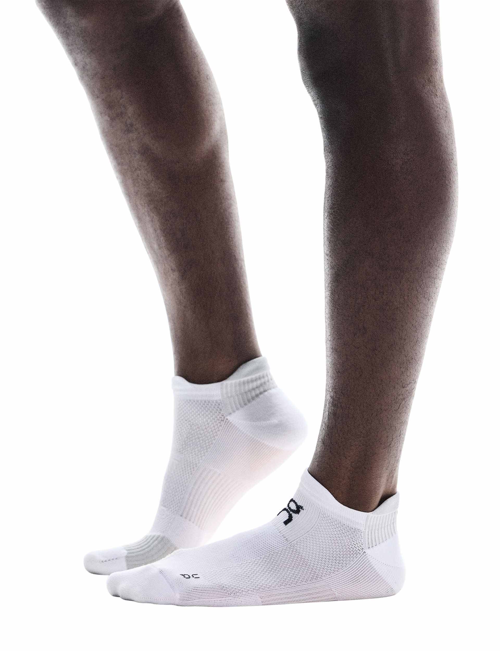 Performance Run Sock Low - White/Glacier