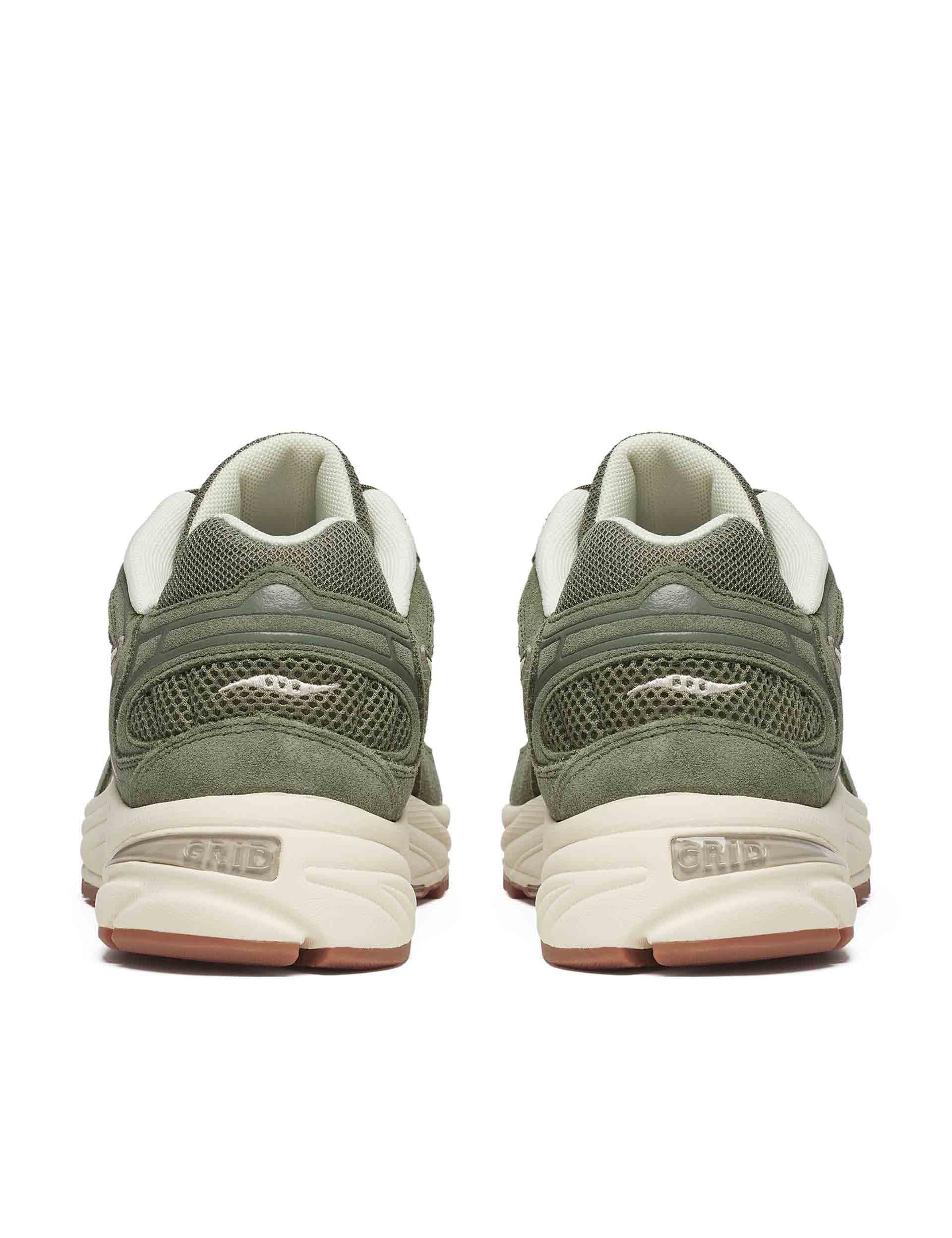 Grid Jazz 9 - Olive/Off White