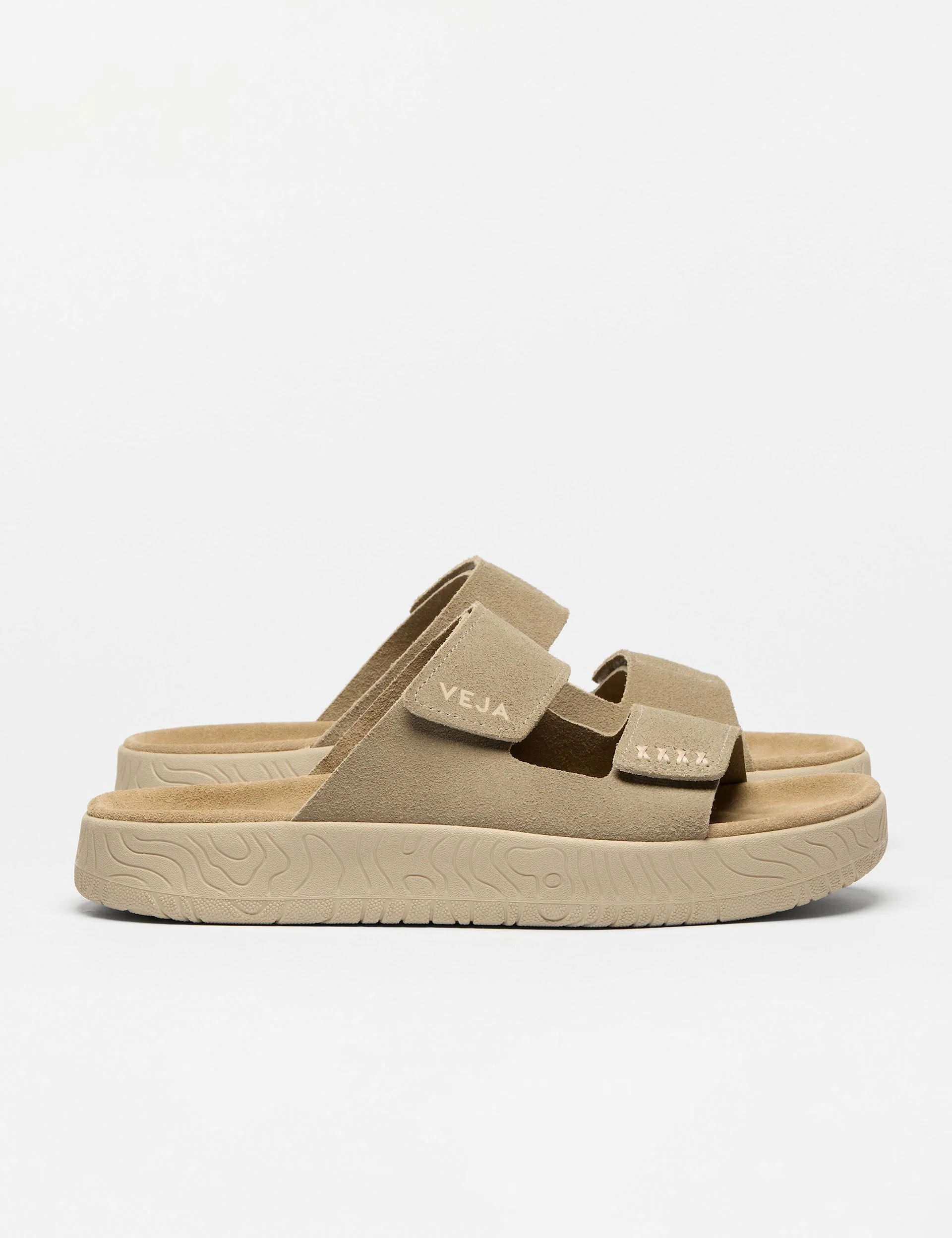 Etna Suede Sandal - Taupe Almond