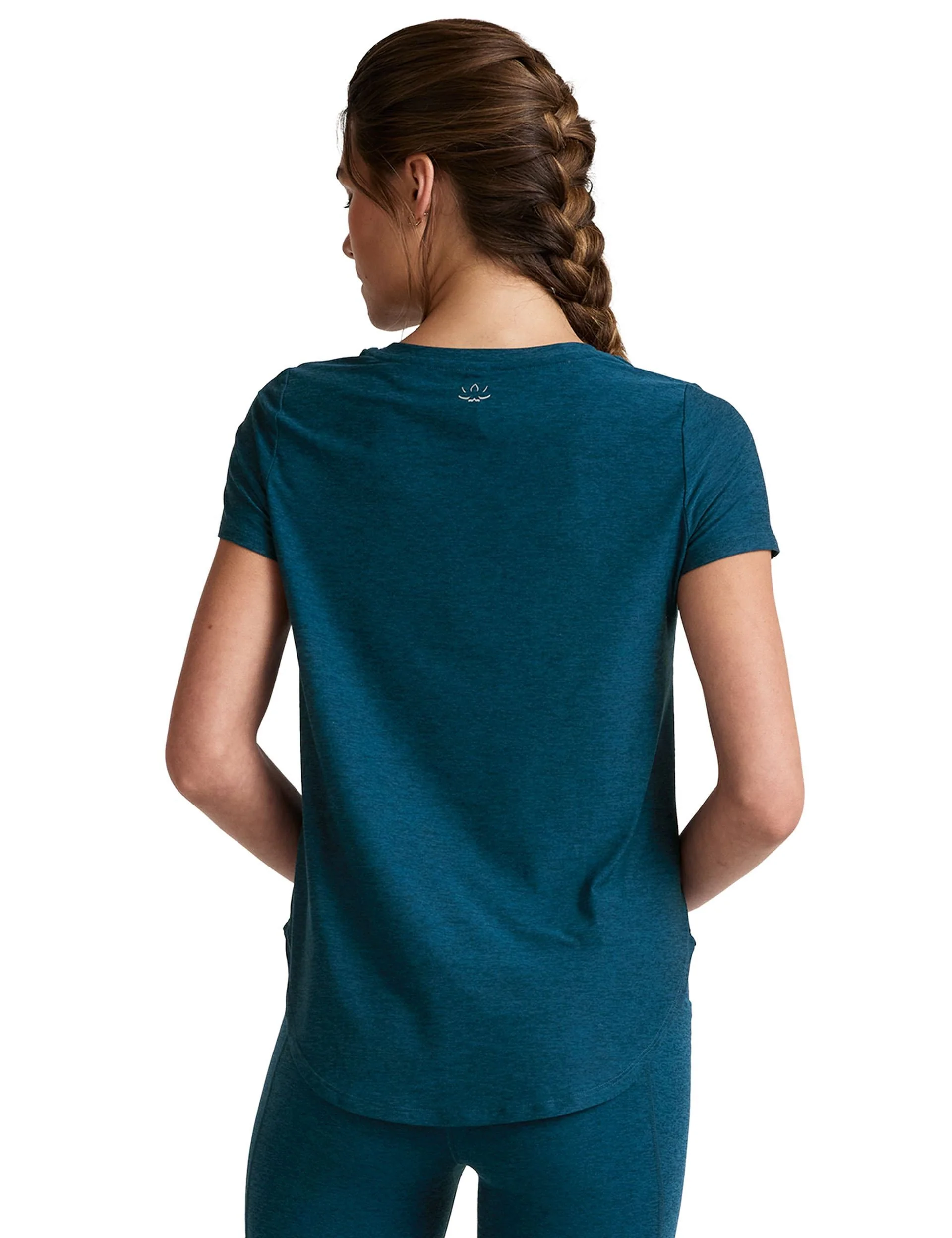 Featherweight On the Down Low Tee - Blue Gem Heather