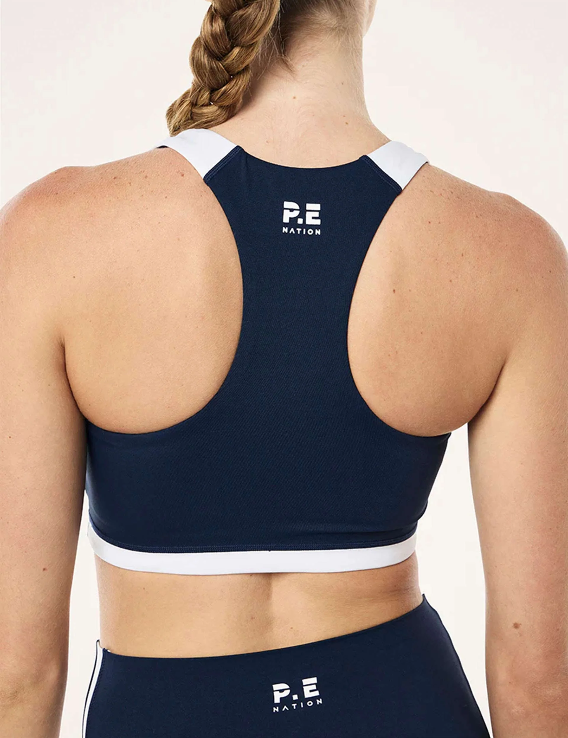 Highgate Sports Bra - Dark Navy/Optic White