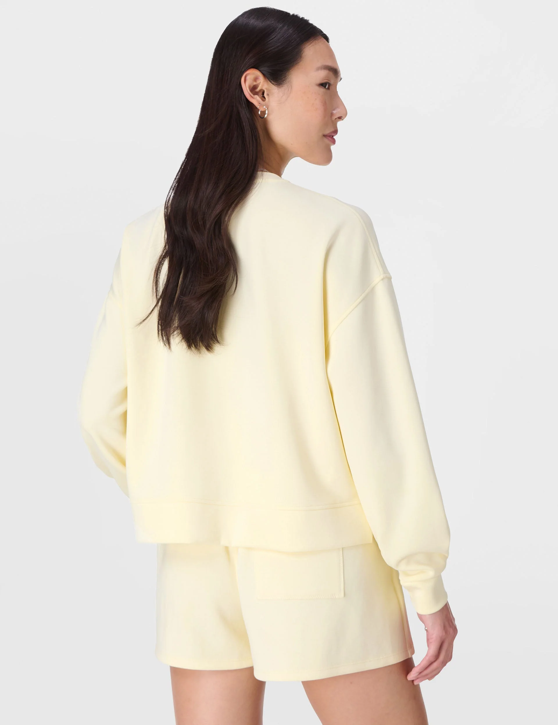 Sand Wash CloudWeight Sweatshirt - Buttercream Yellow