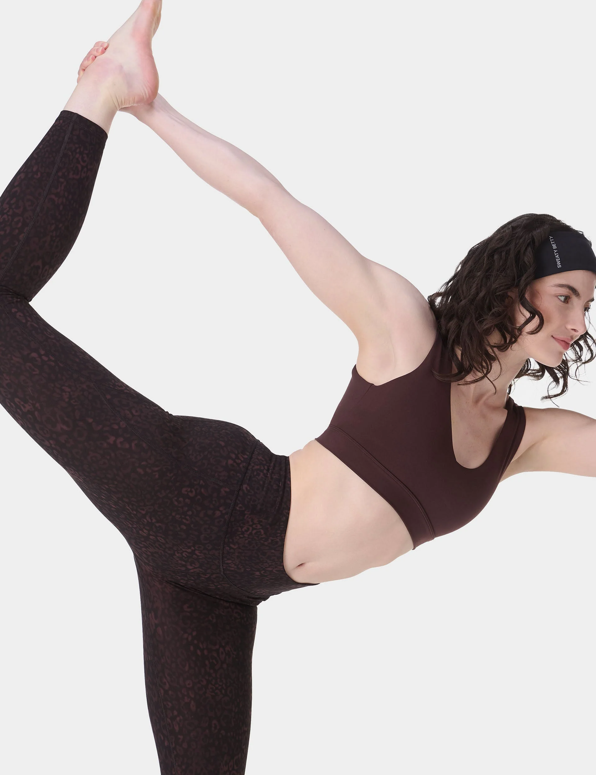 Ultimate Studio 7/8 Leggings - Brown Panther Print