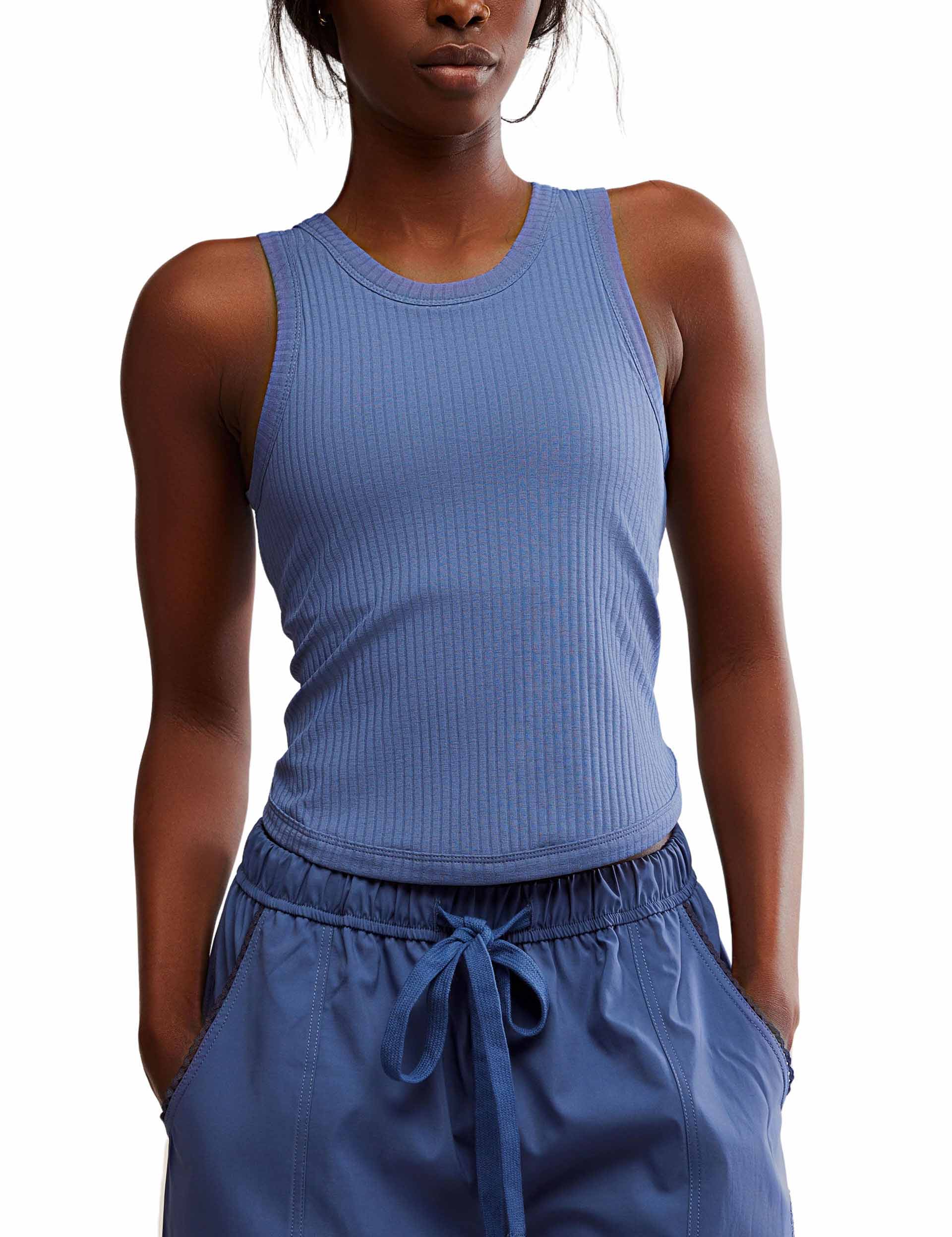 Comeback Tank - Blue Indigo