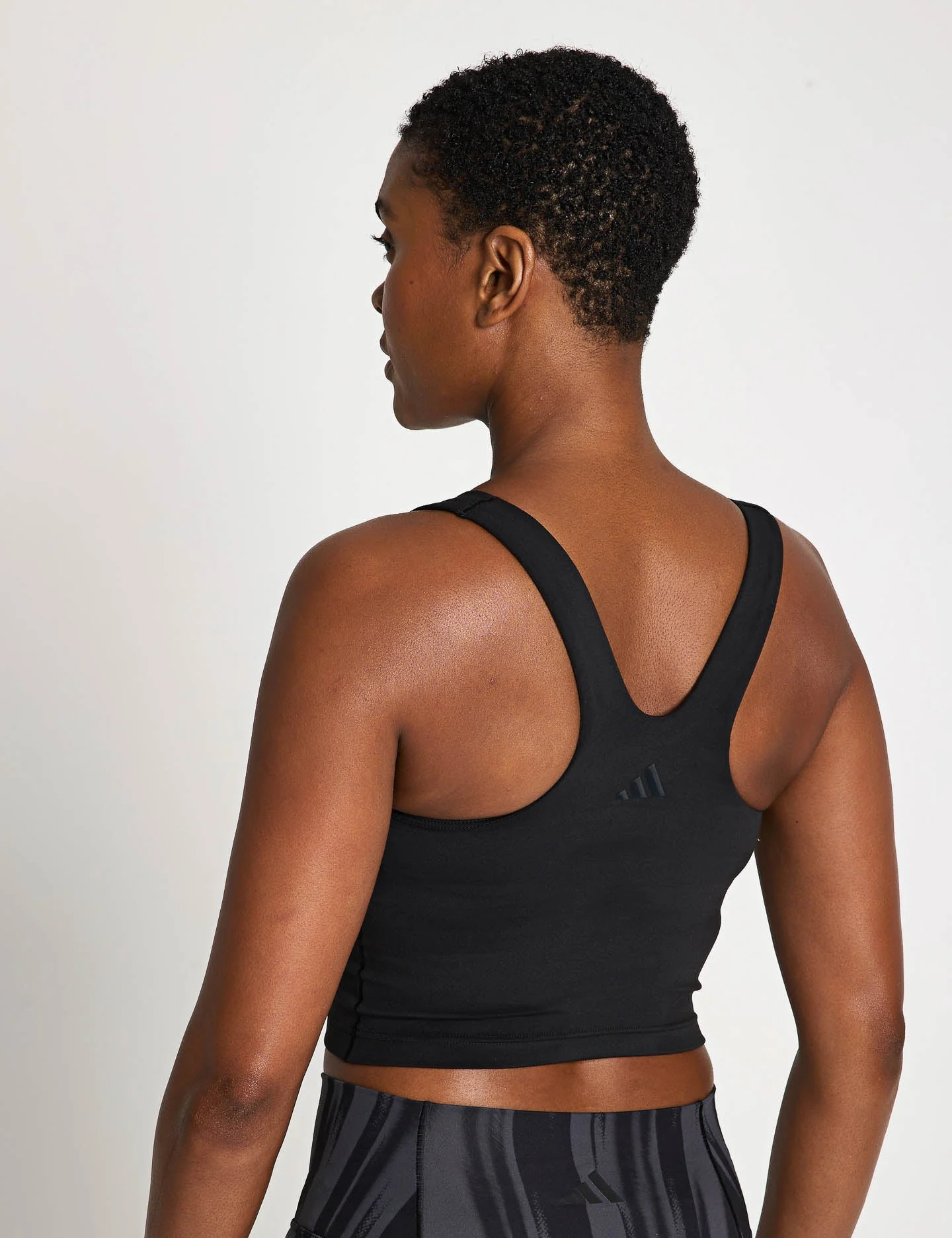 All Me Medium Support Bra Tank Top - Black