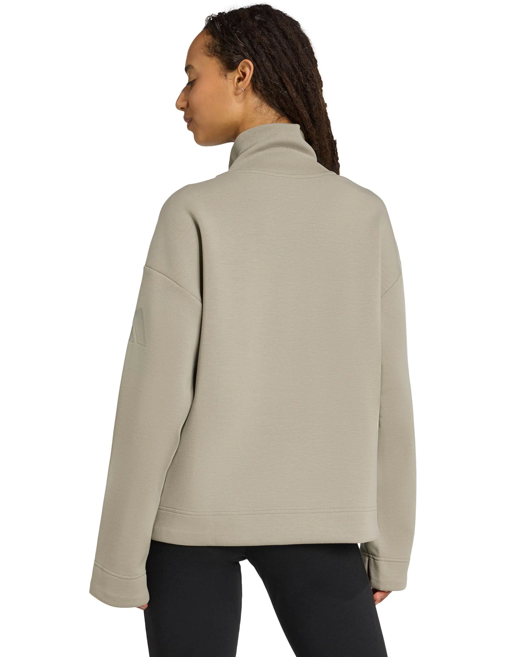 Soft Lux Quarter-Zip - Silver Pebble