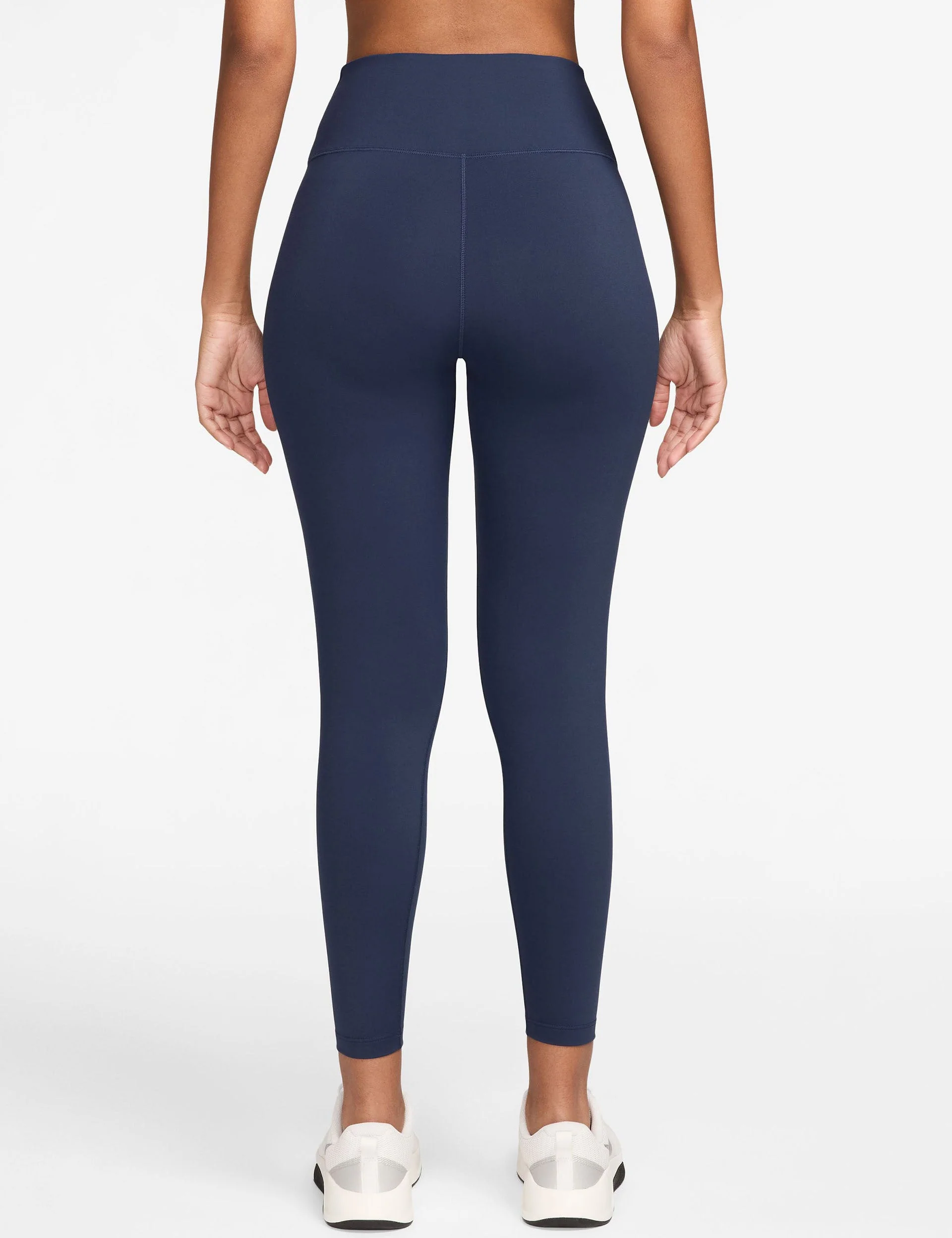 One High Waisted 7/8 Leggings - Midnight Navy