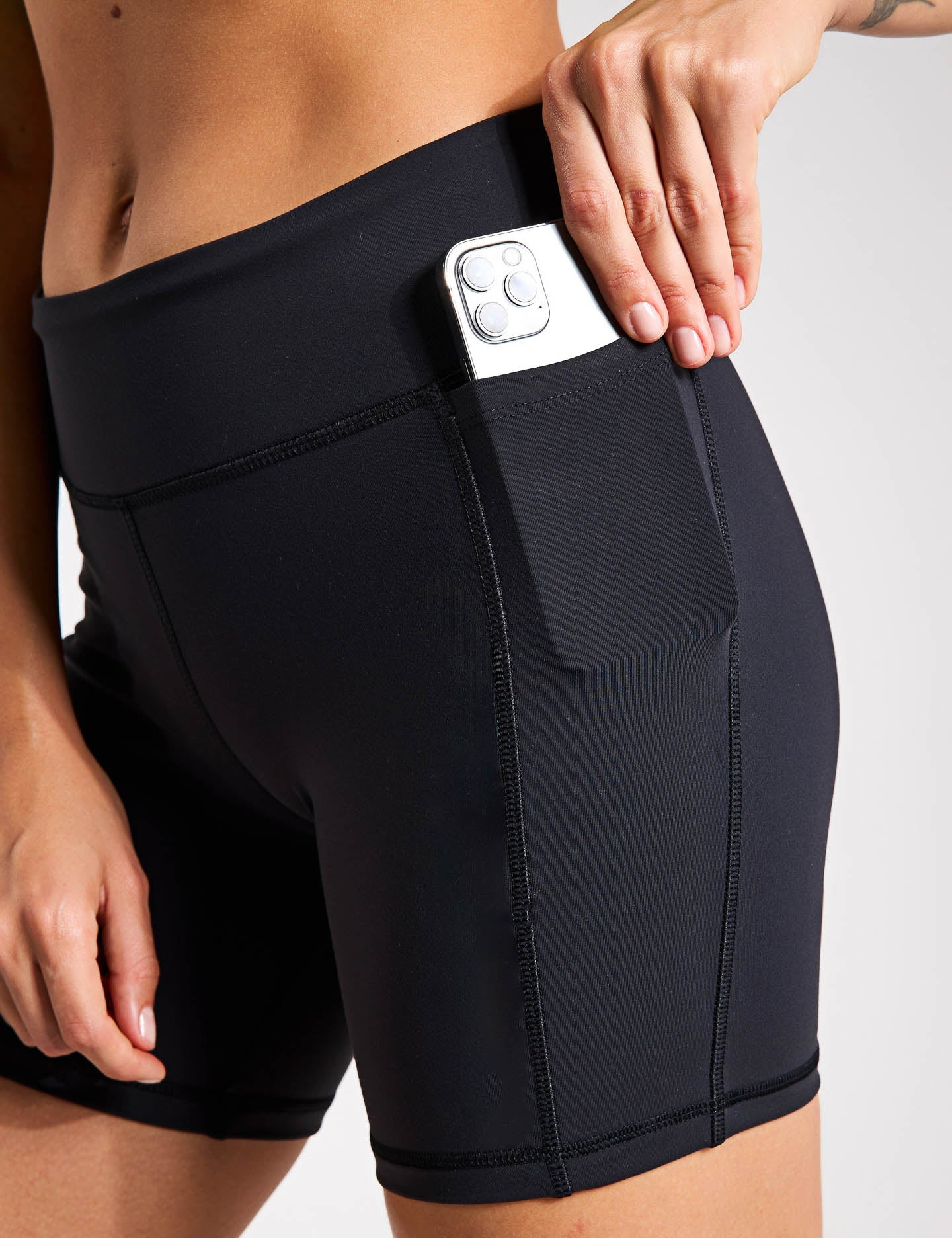 Lux Booty Shorts - Black