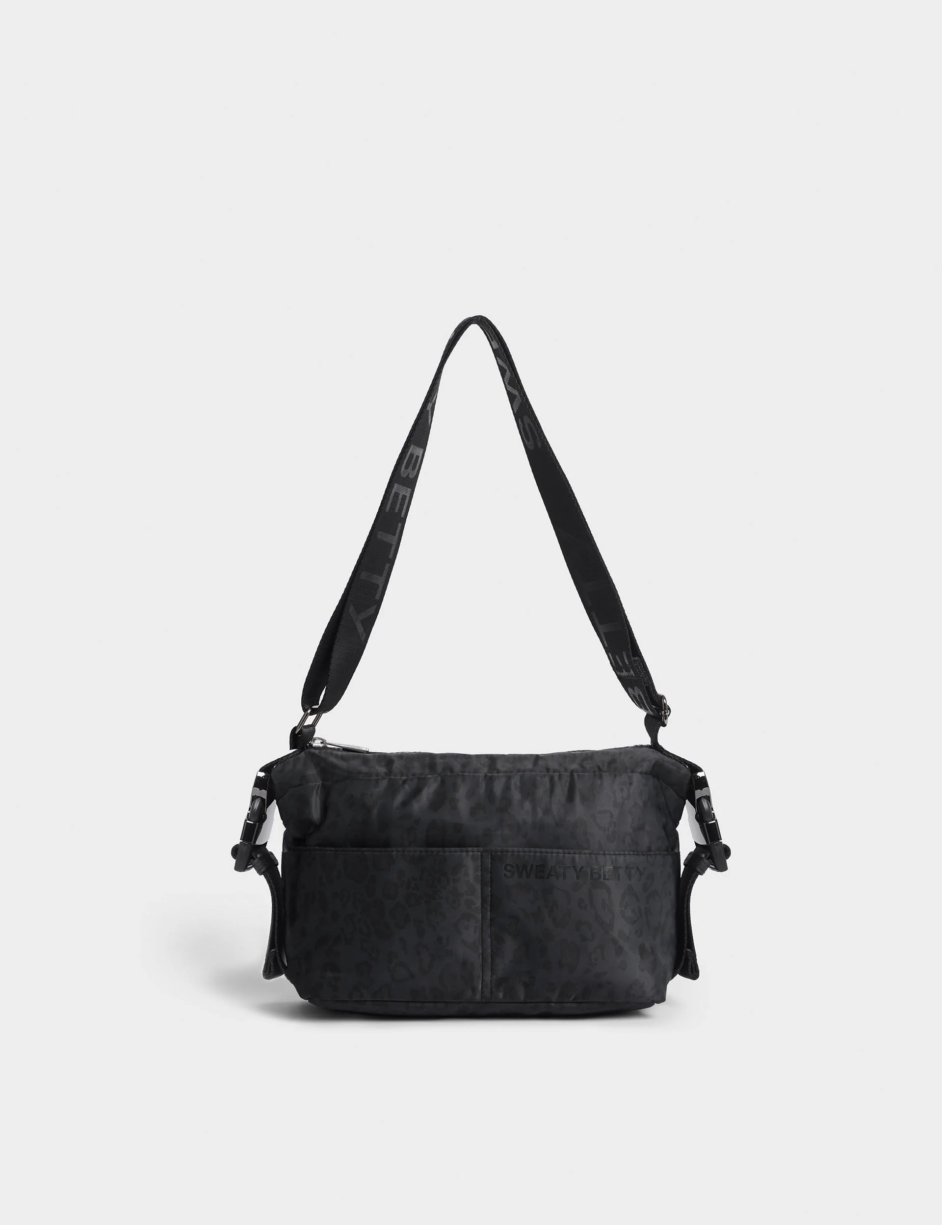 Strive Crossbody - Black Luxe Leopard Print