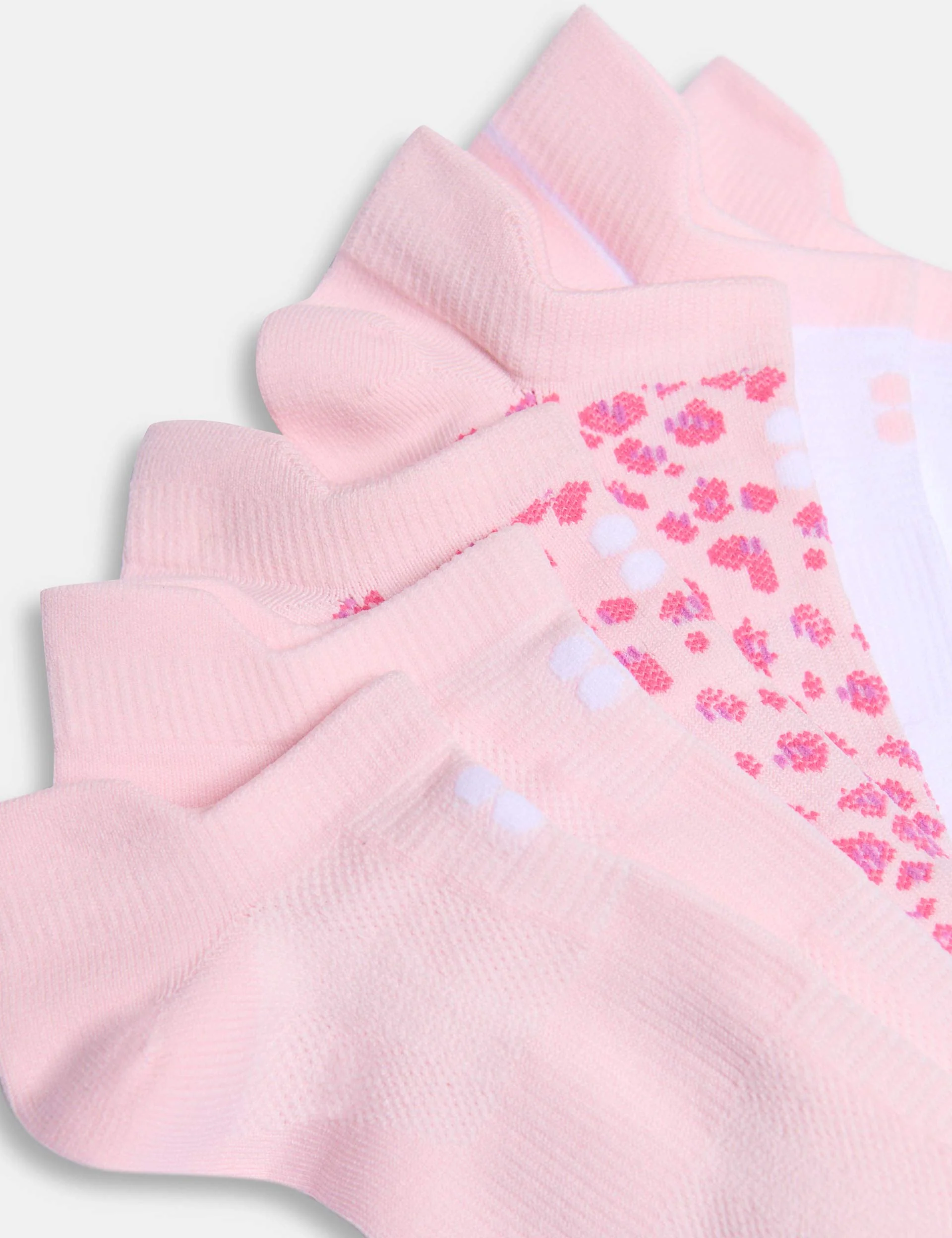 Lightweight Trainer Socks 3 Pack - Nerine Pink