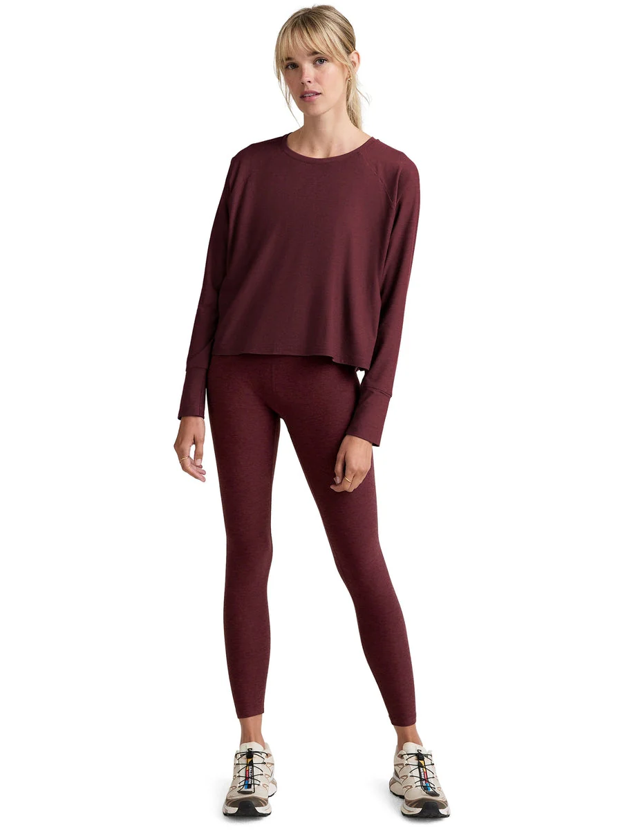 Featherweight Daydreamer Pullover - Midnight Burgundy Heather