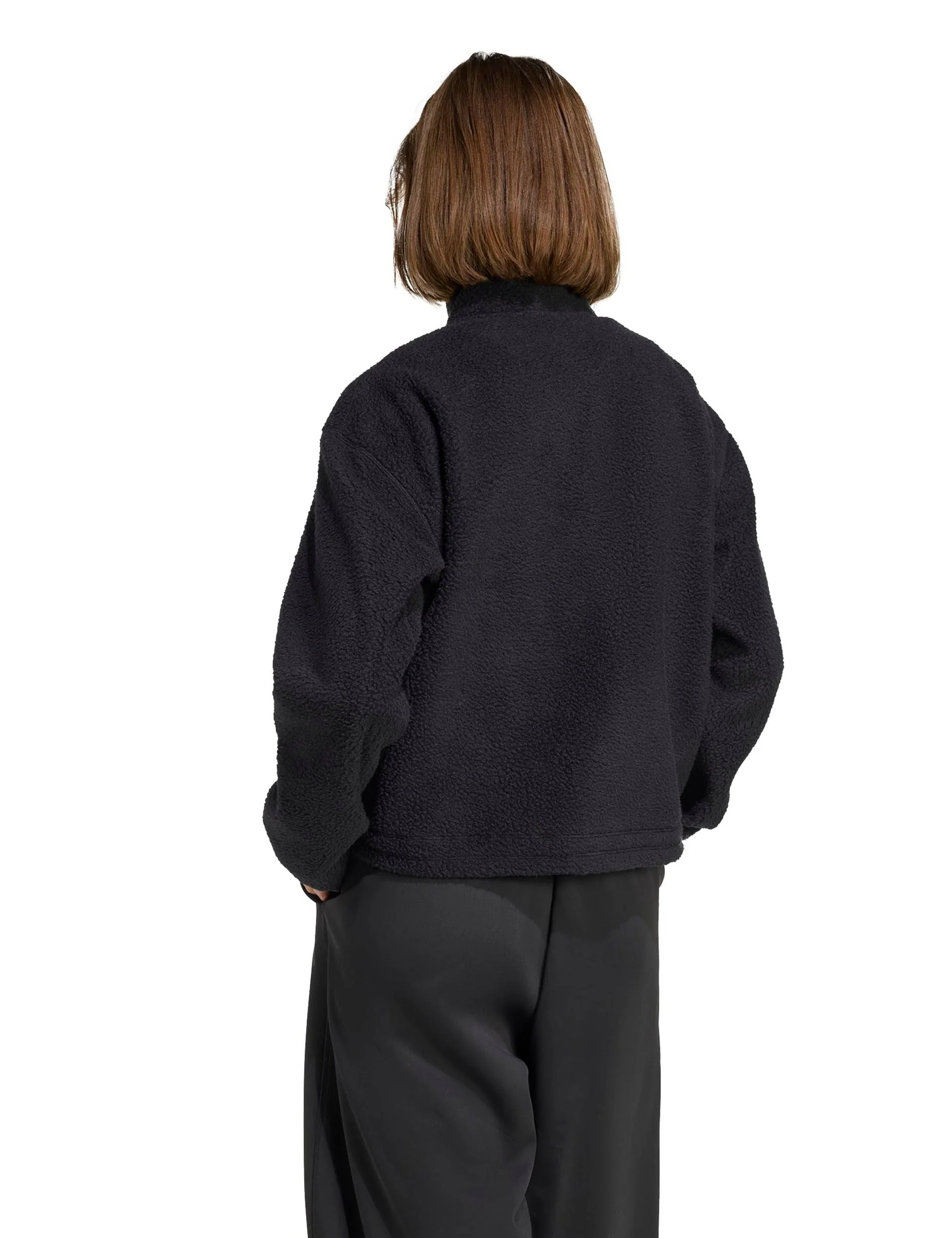 City Tech High Pile Fleece Half-Zip Jacket - Black