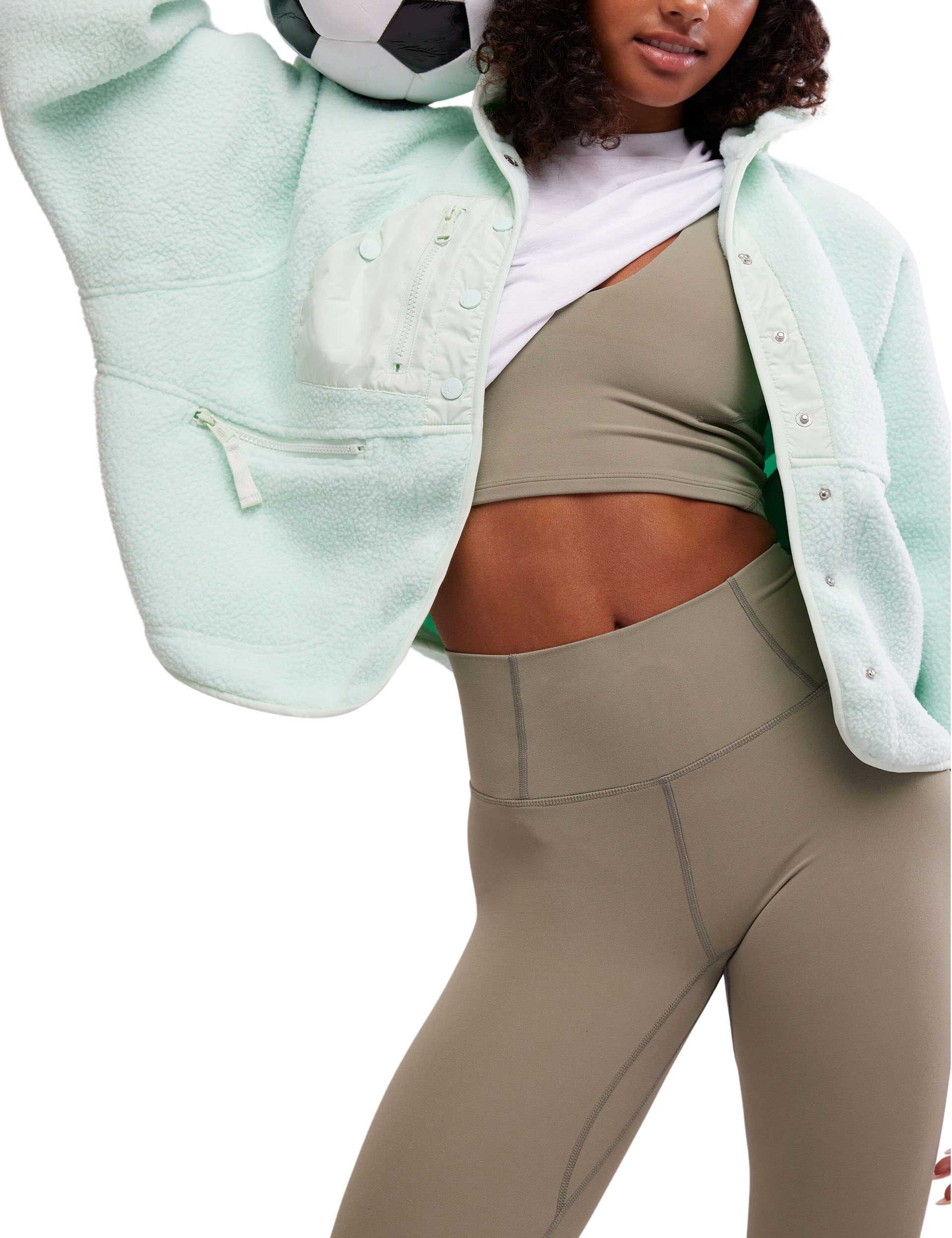 Hit The Slopes Fleece Jacket - Pistachio