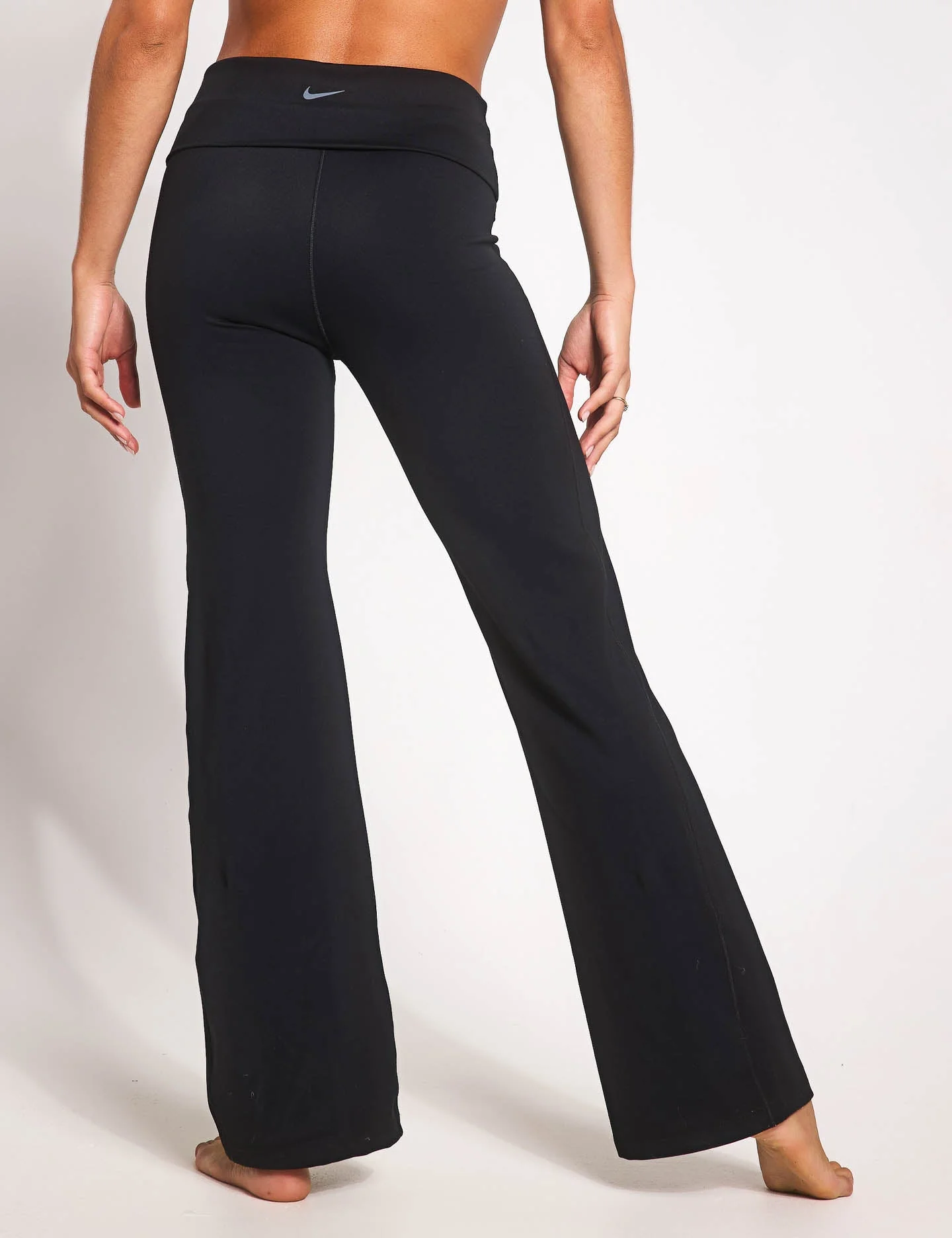 One Dri-FIT Fold-Over Pants - Black