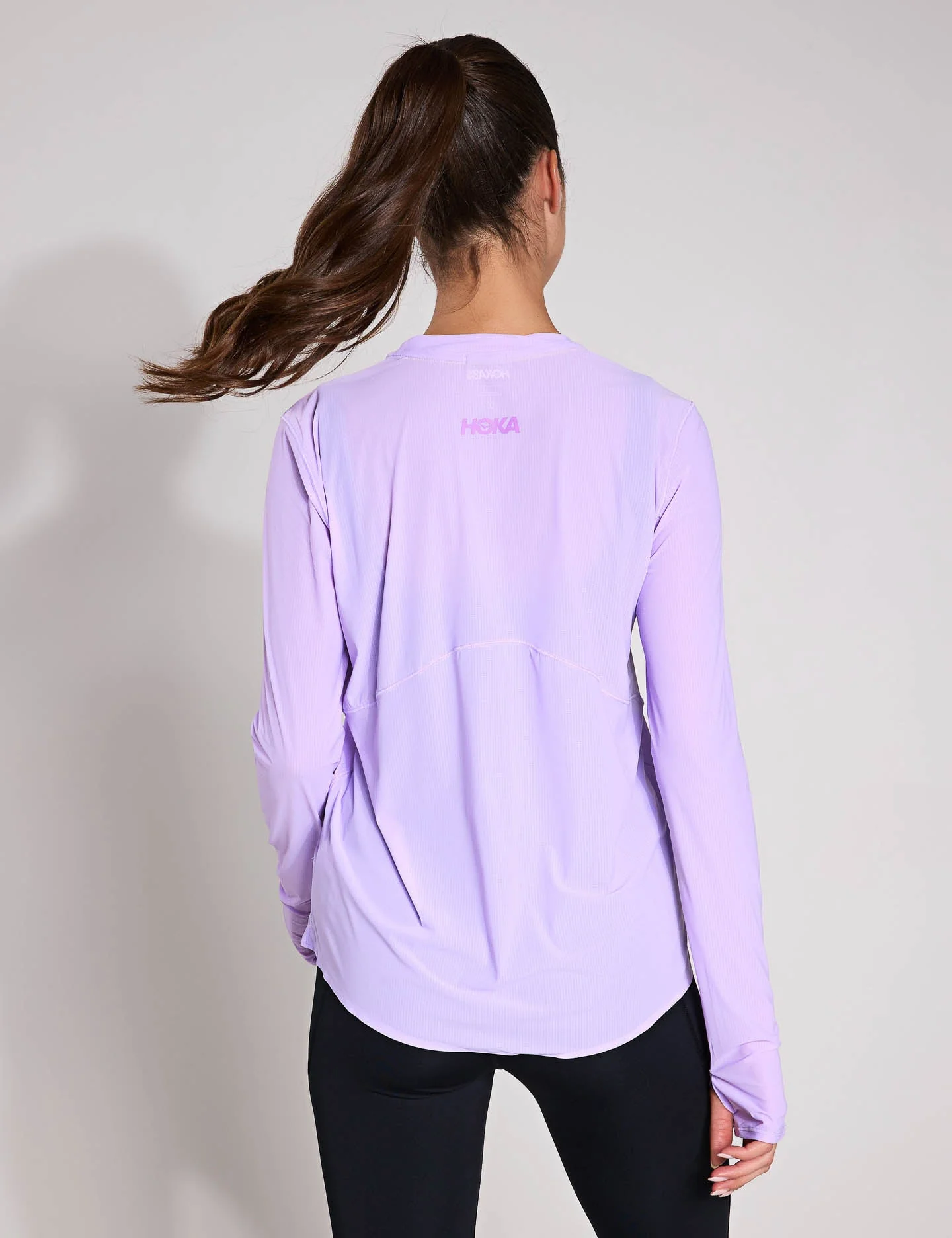 Airolite Run Long Sleeve - Aster Flower