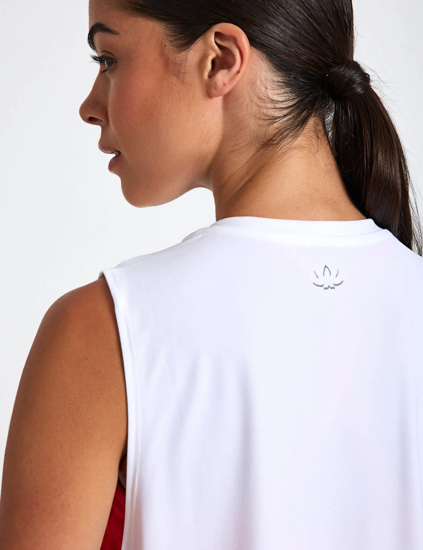 Featherweight Minimal Cropped Tank - Cloud White