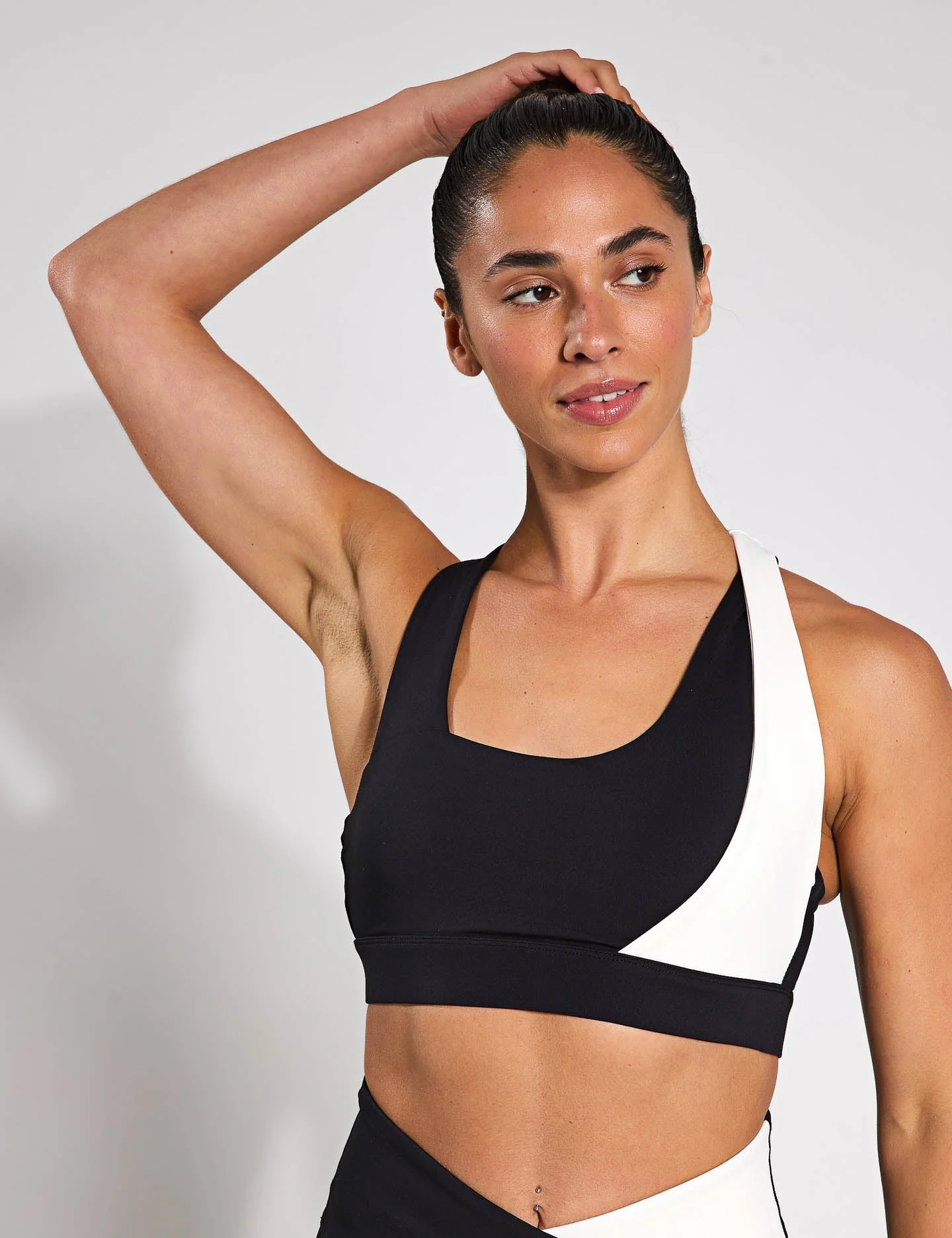 Cleo Bra - Black/White Chalk