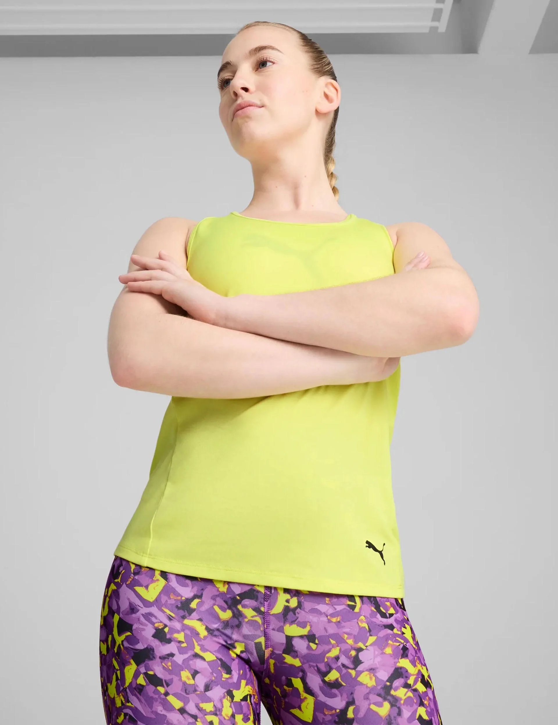 TAD Essentials Racerback Tank - Lemon Sherbert