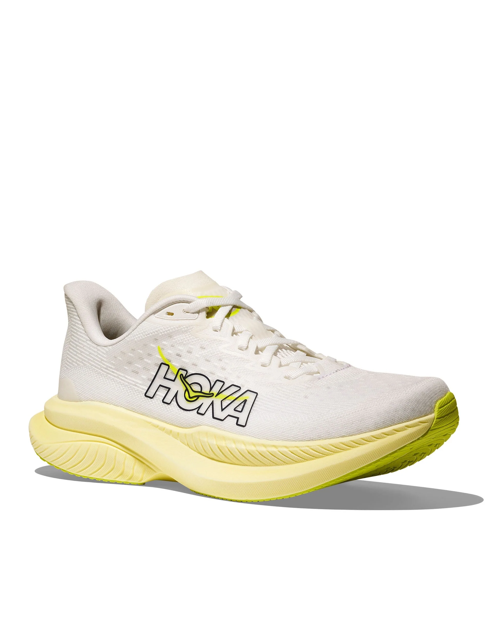 Mach 6 - White/Neon Hoka Citrus