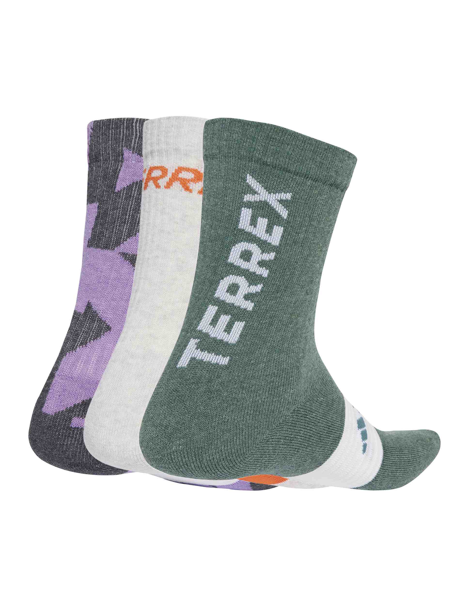 Terrex Multi 3 Pack Socks - Grey Six/White