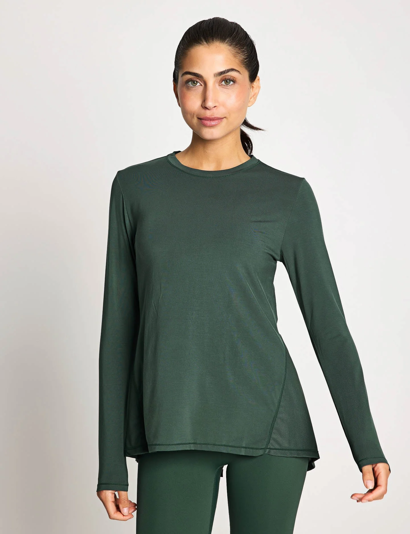 Kendall Long Sleeve Top - Deep Green