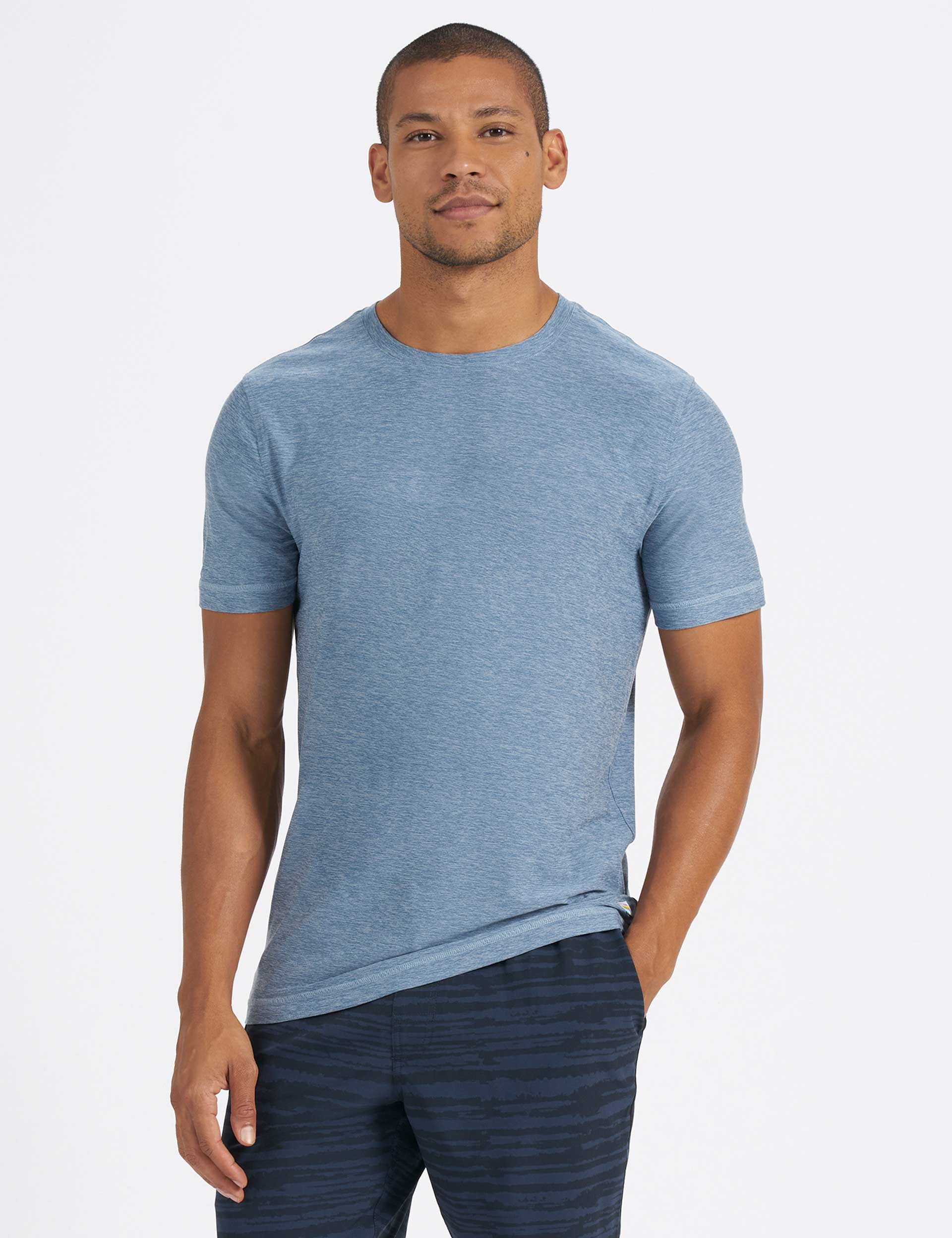 Strato Tech Tee - Cloud Heather