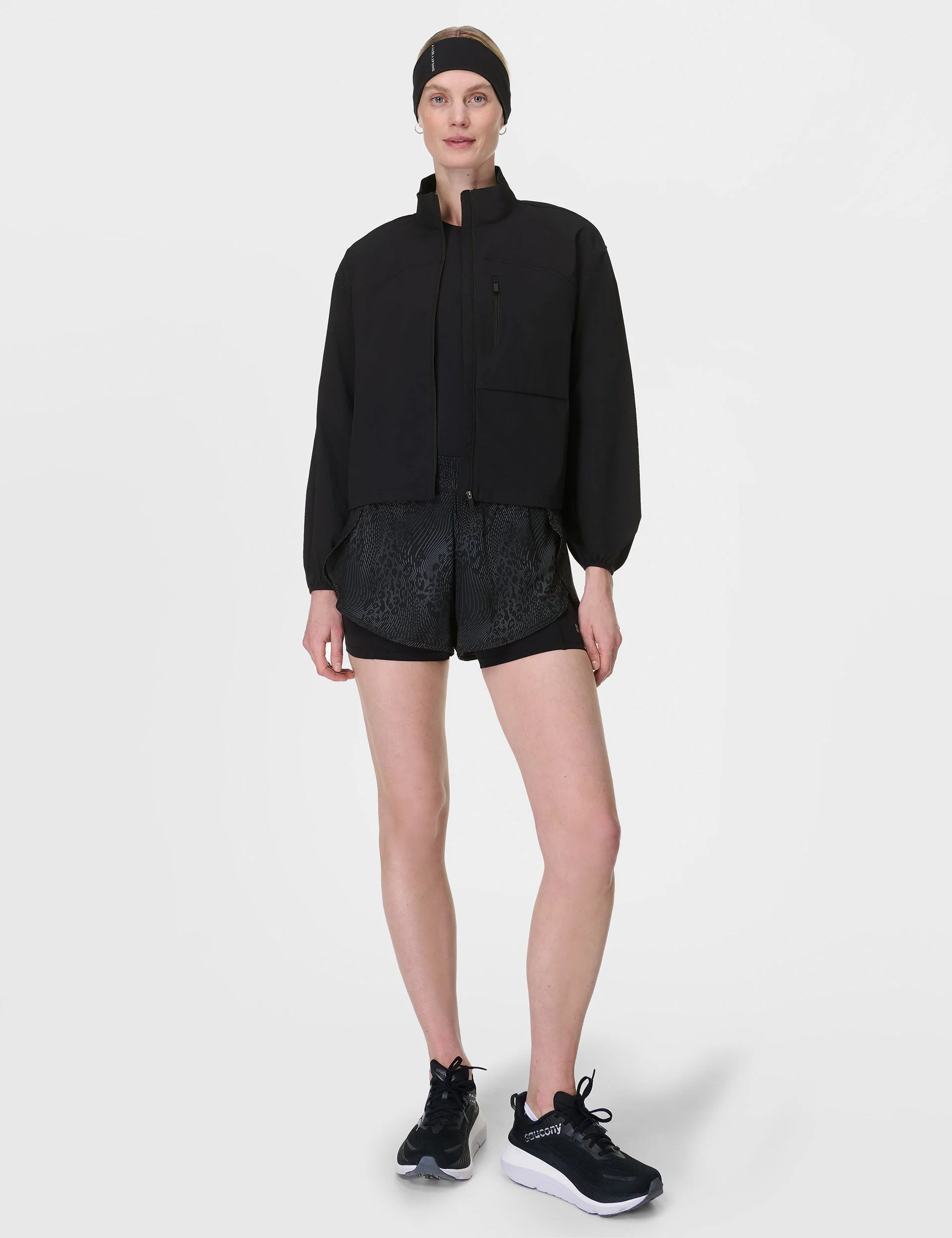 Get Set 2-in-1 Multi-Train Shorts - Grey Hybrid Leopard Print