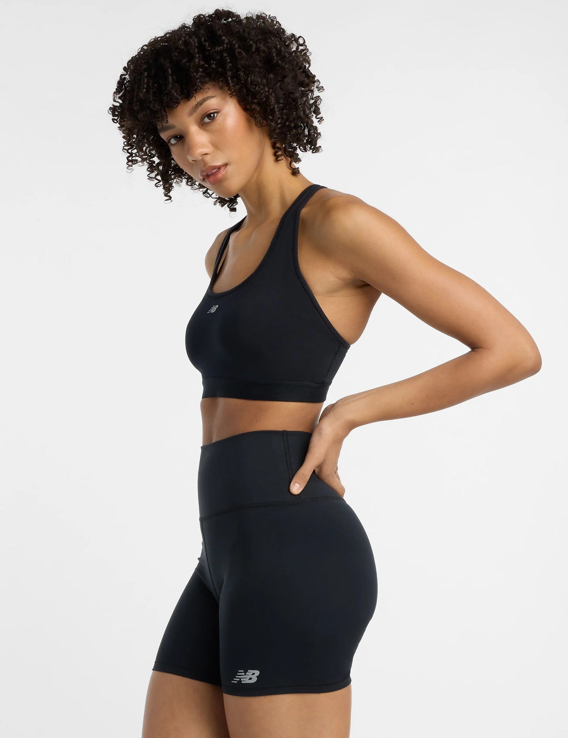 NB Essential Run Bra - Black