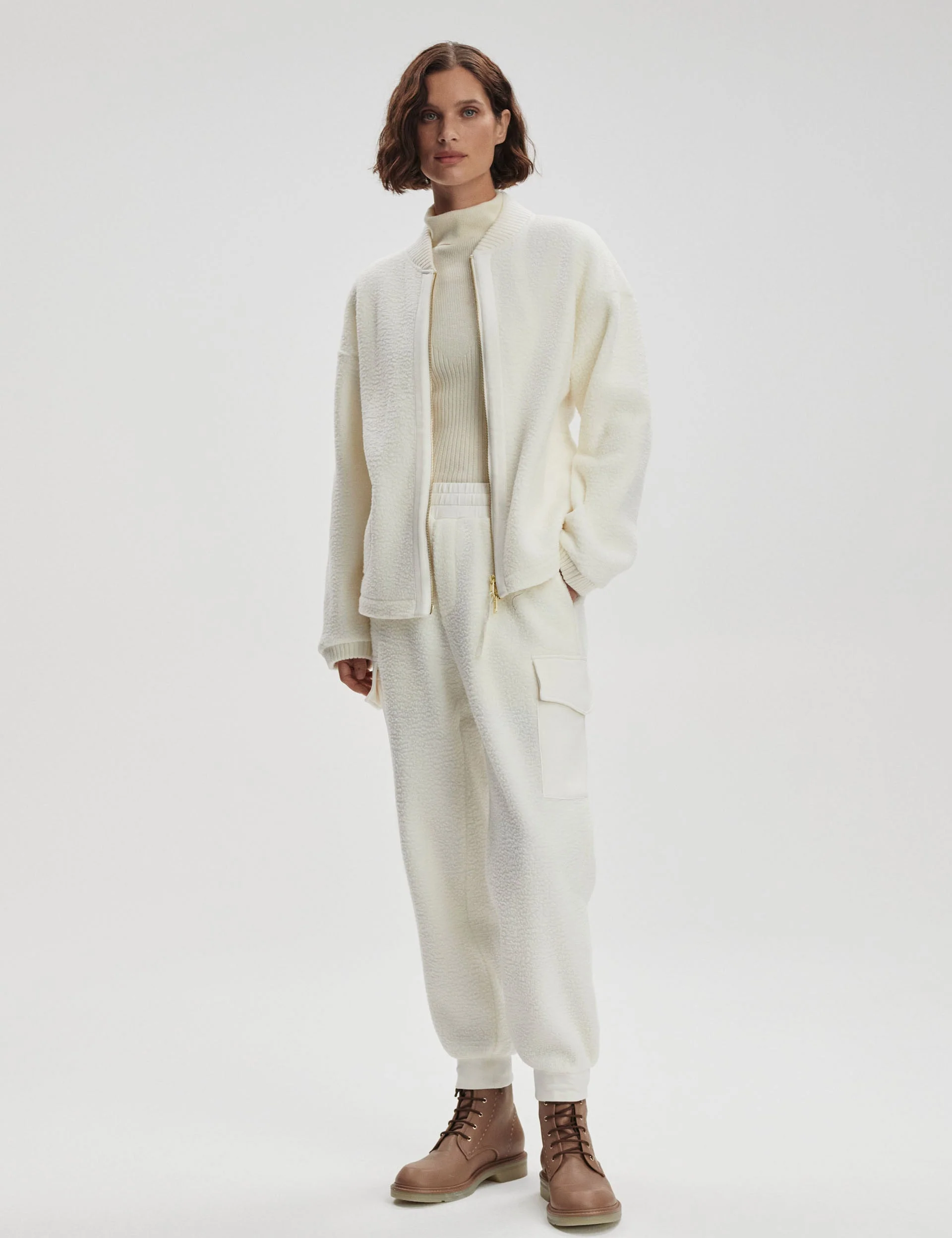 Samson Relaxed Fleece Pant 27.5 - Egret