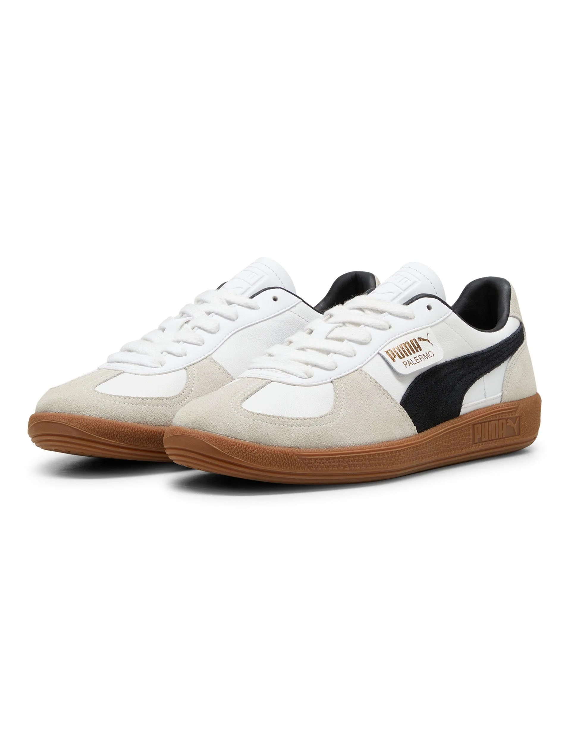Palermo Leather - White-Vapor Gray-Gum