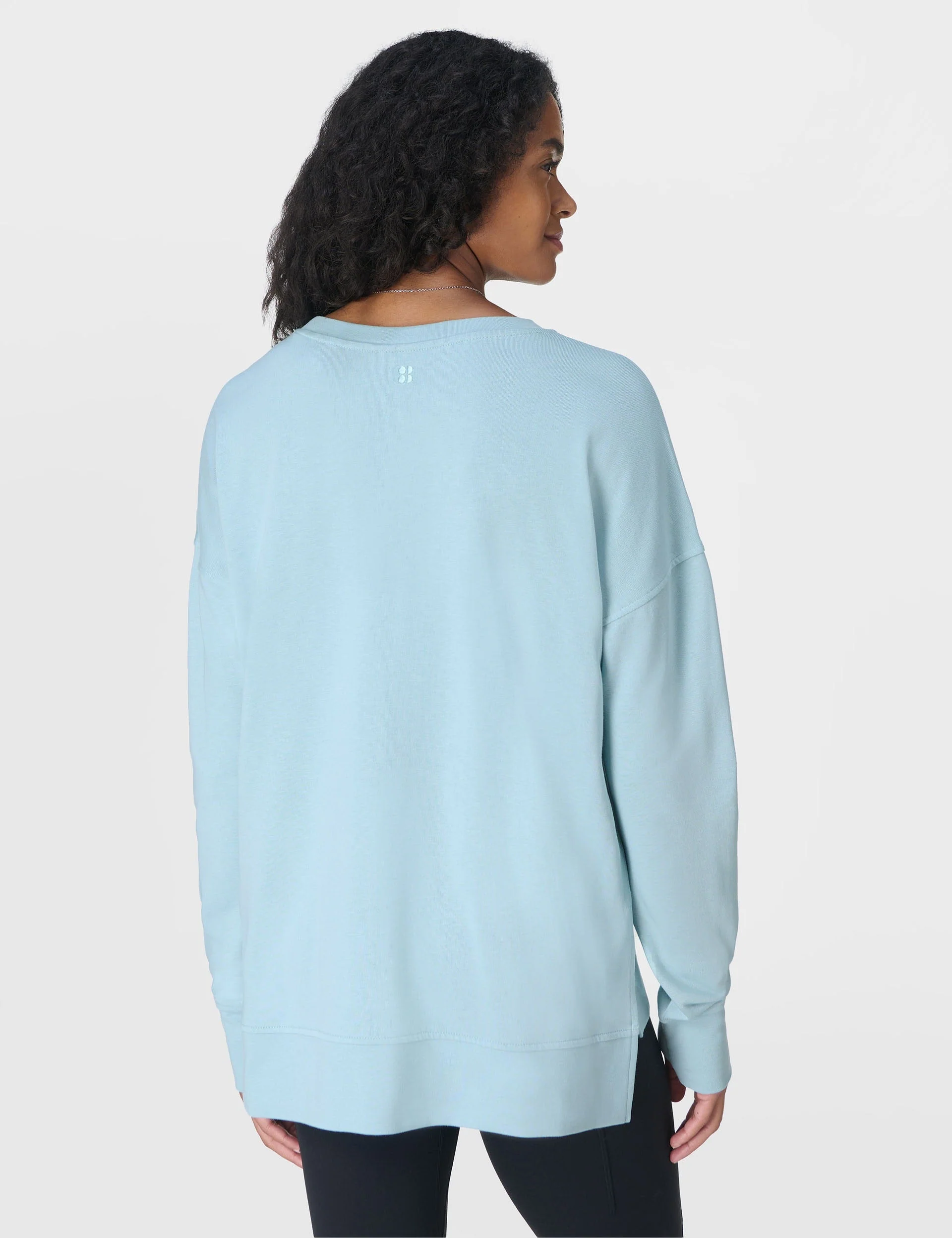 After Class Longline Sweatshirt - Vista Blue