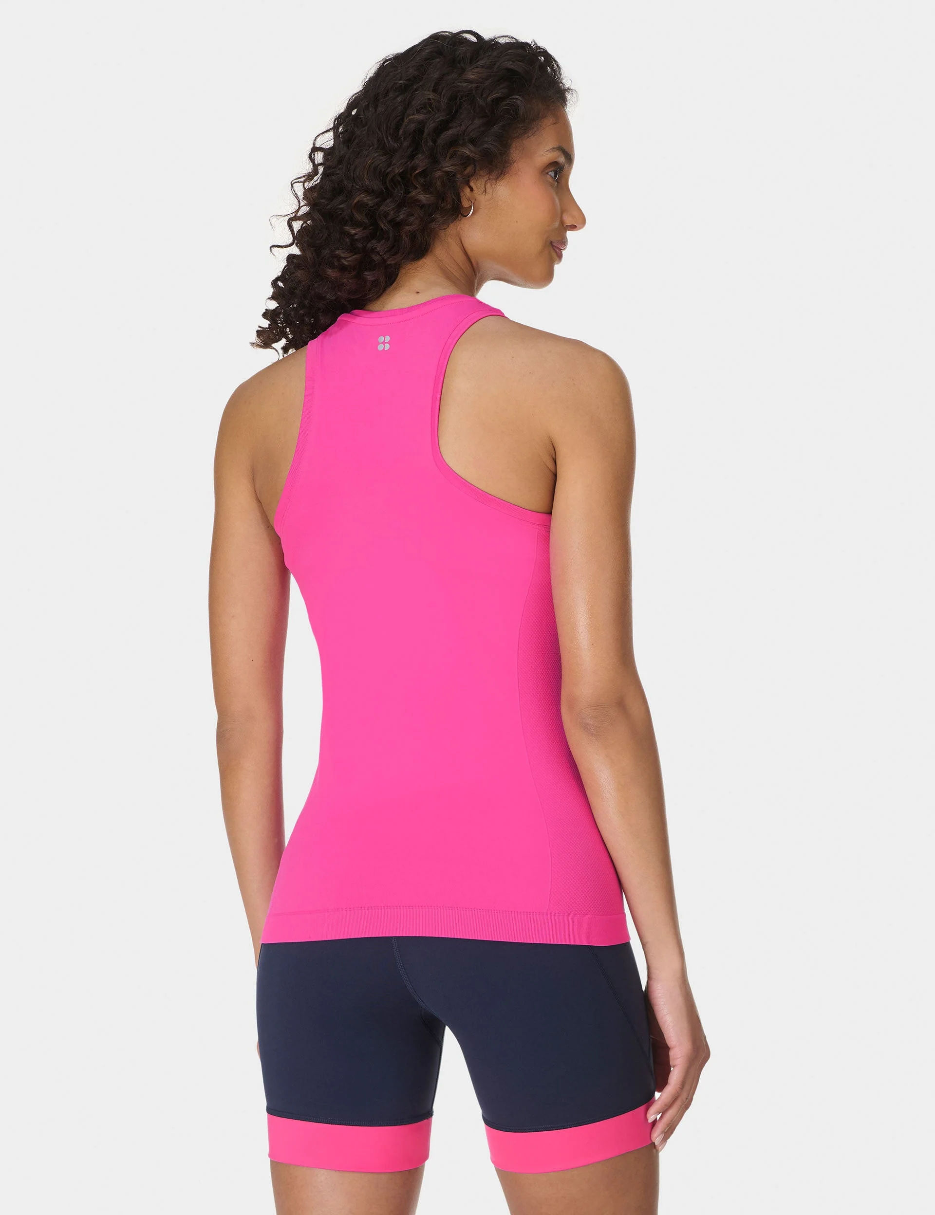Athlete Seamless Gym Vest - Fuchsia Pink