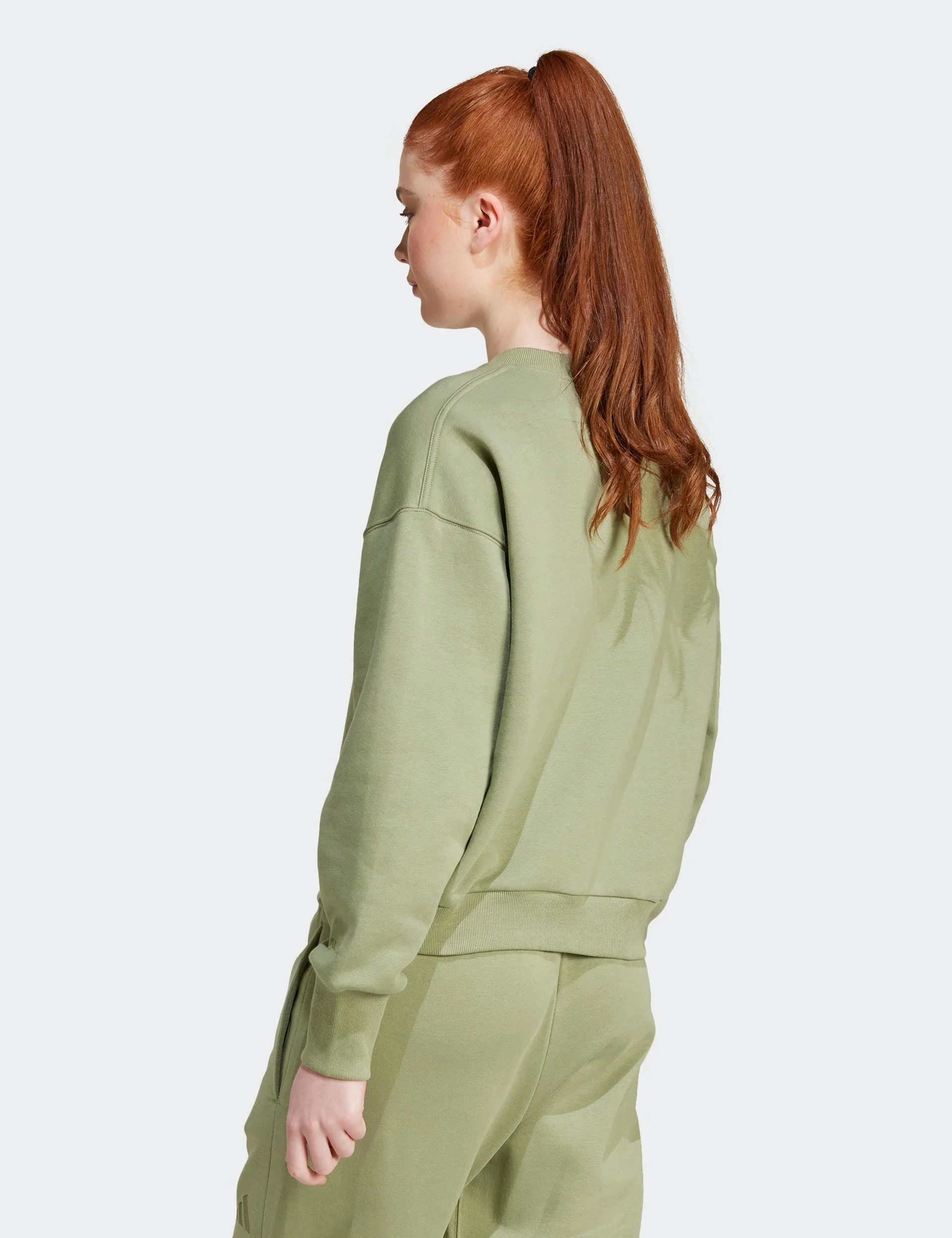 ALL SZN Fleece Loose Sweatshirt - Tent Green
