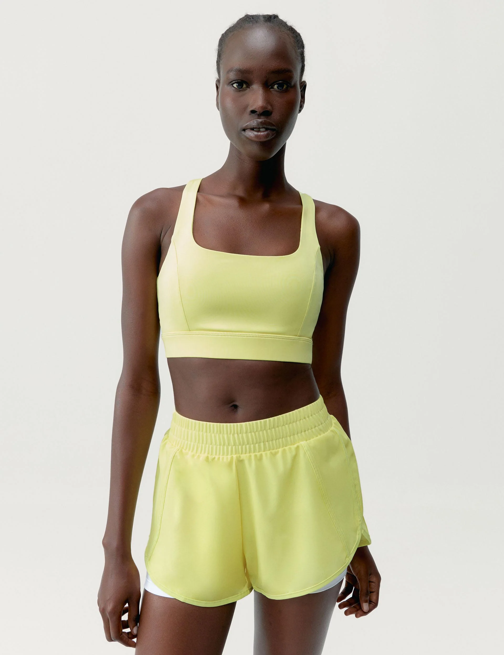 Padma Bra 2.0 - Yellow Green/White