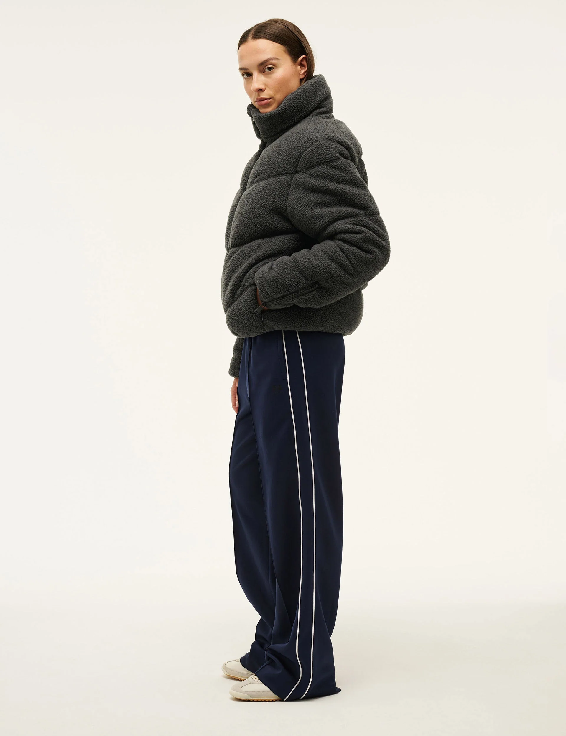Fortune Sherpa Jacket - Marine Blue