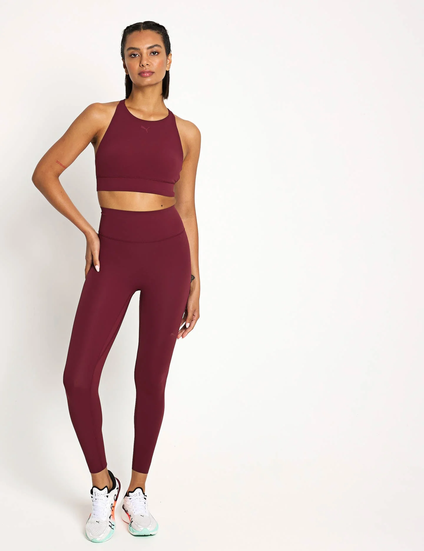 Shapeluxe High Neck Bra - Ruby Shimmer