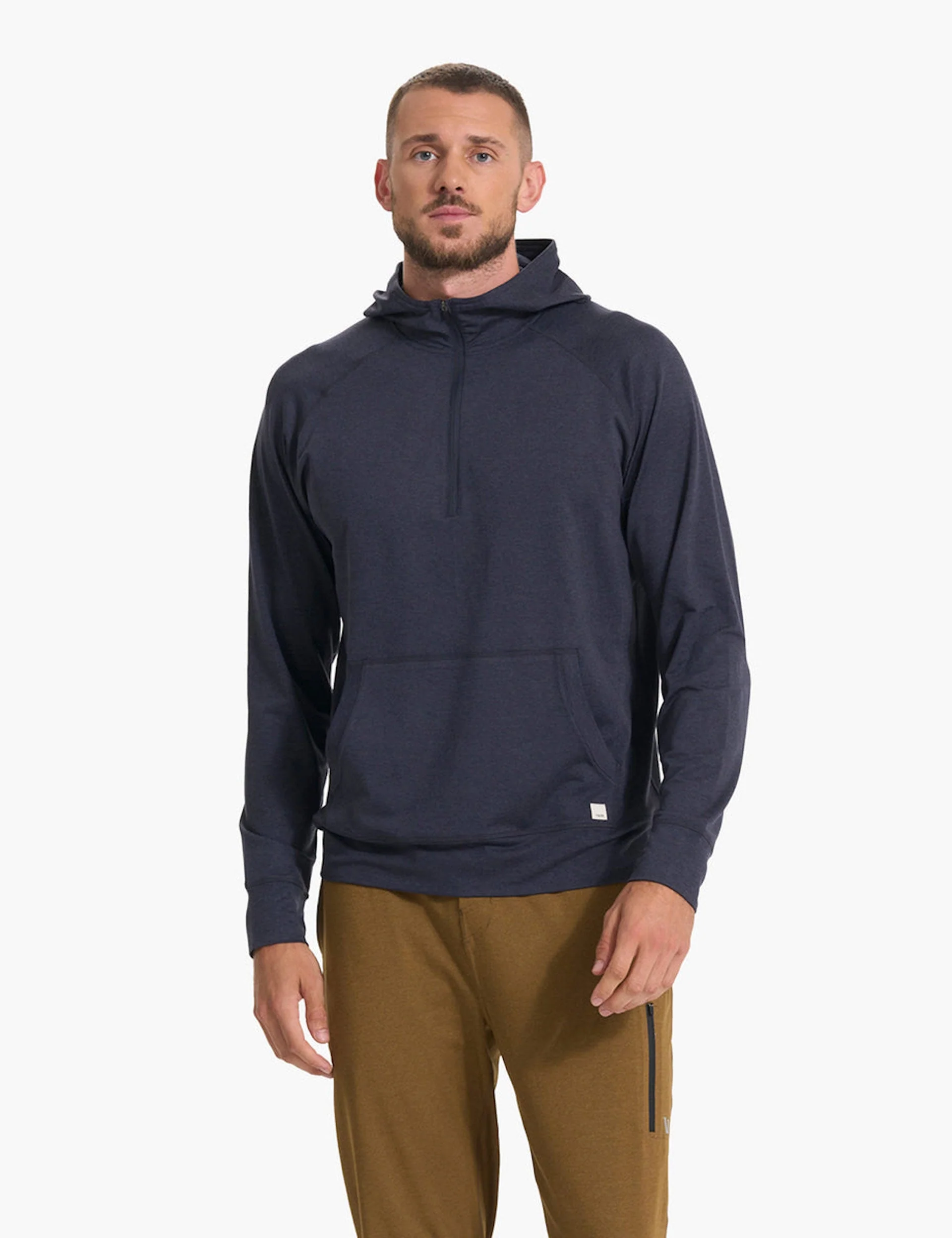 Ponto Performance 1/2 Zip Hoodie - Midnight Heather