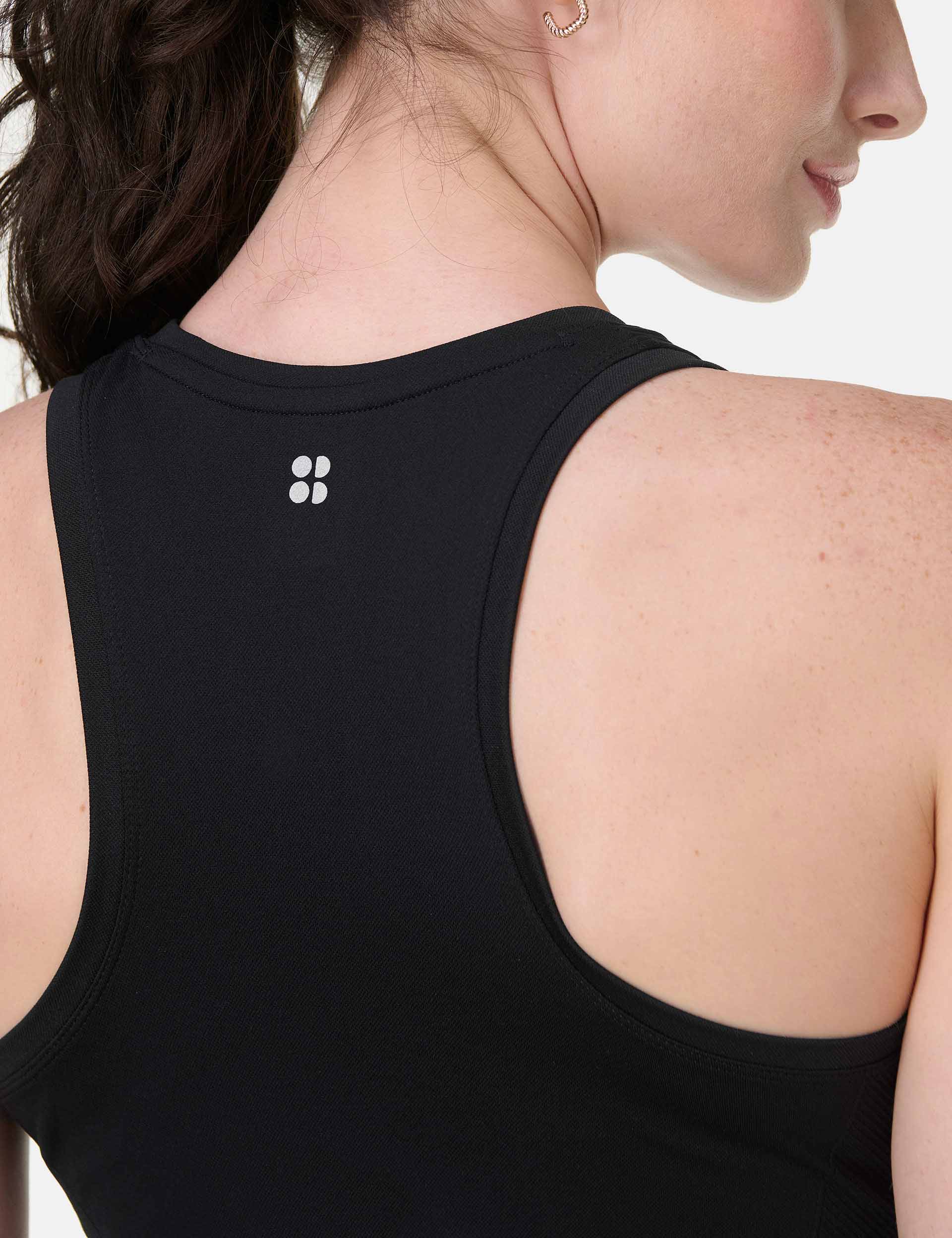 Athlete Seamless Workout Vest - Black