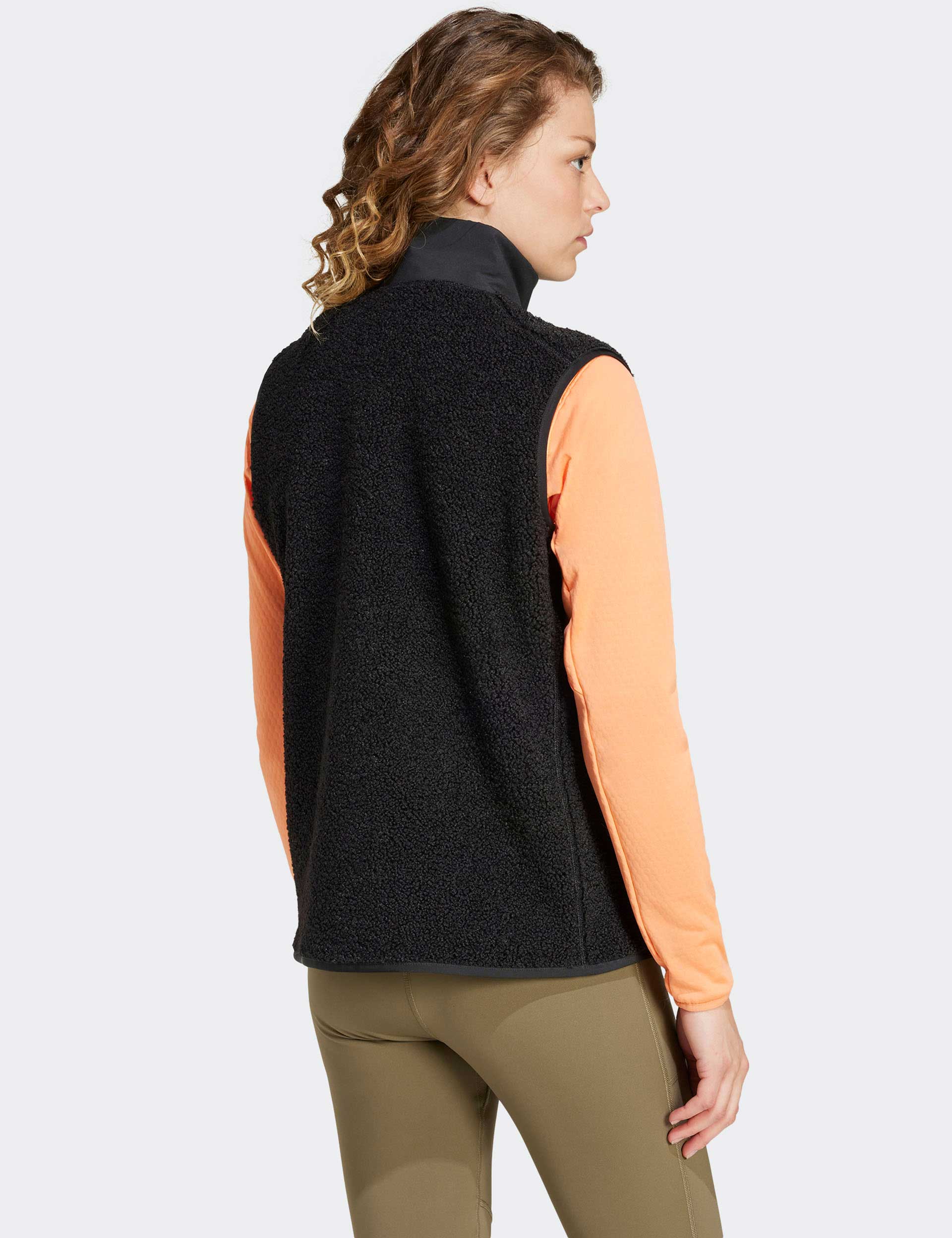 Terrex Xploric High Pile Fleece Vest - Black