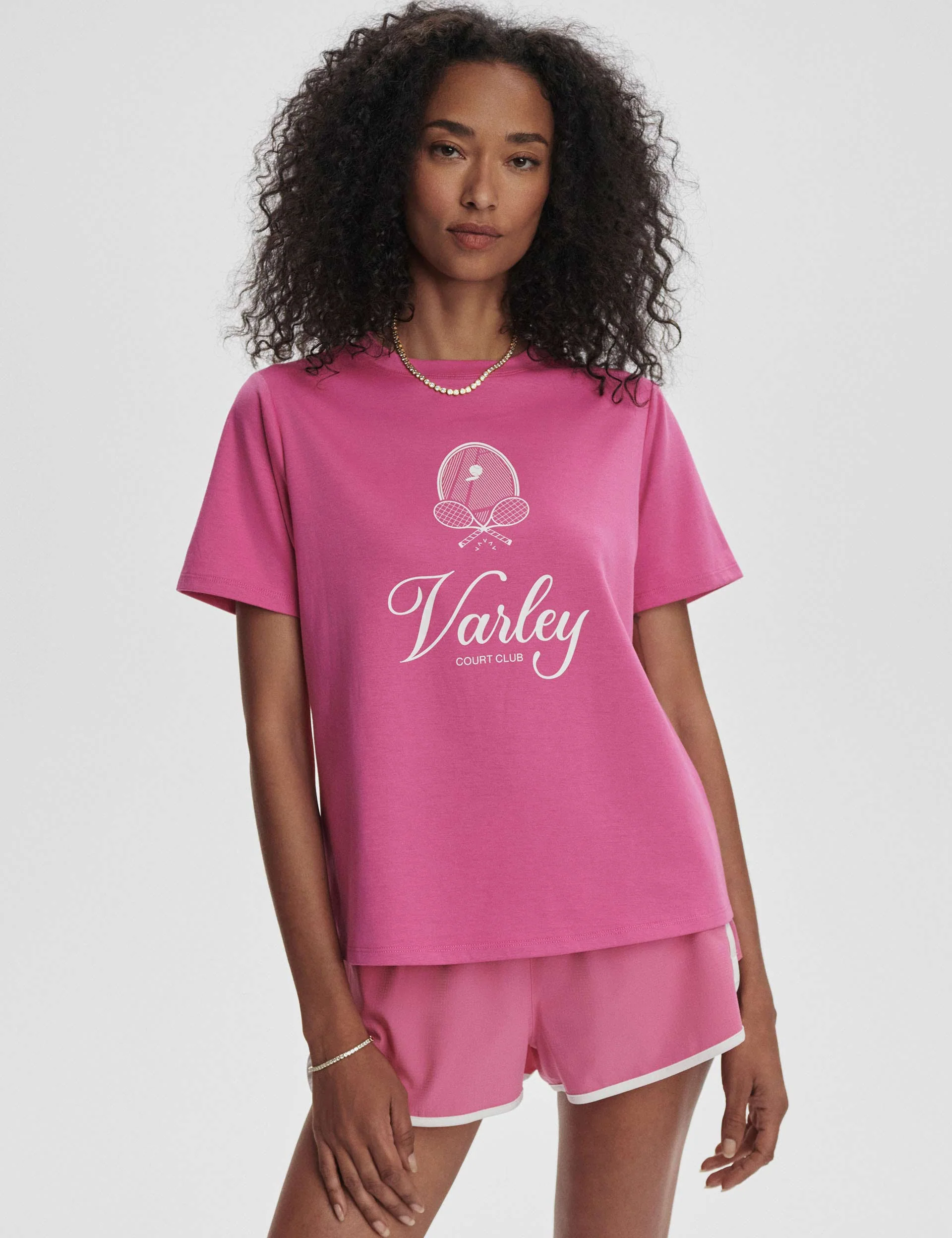 Coventry Branded Tee - Ibis Rose